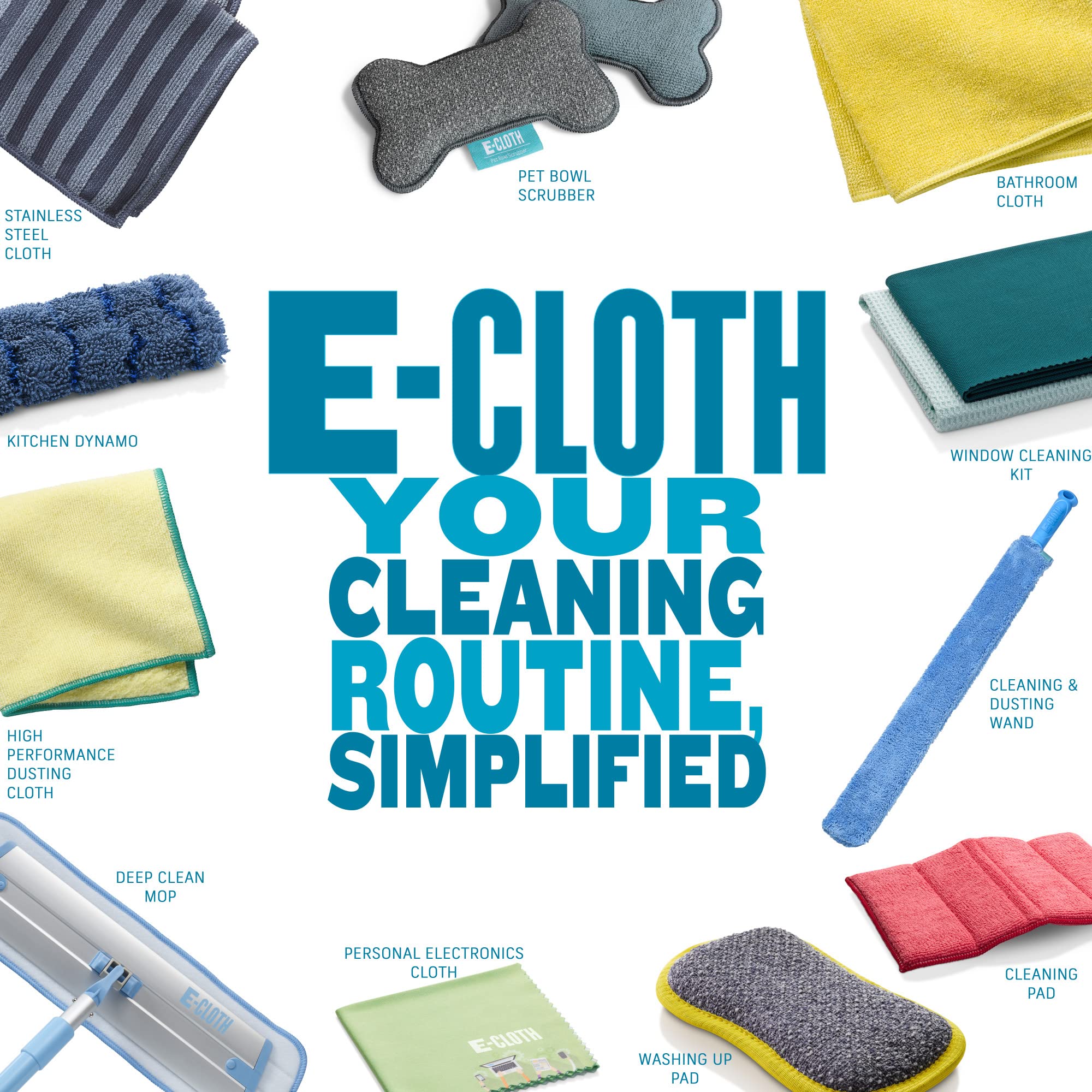 E-Cloth Washing Up Pad - Non-Scratch Kitchen Scrub Sponge, 1 Pack, Yellow 9