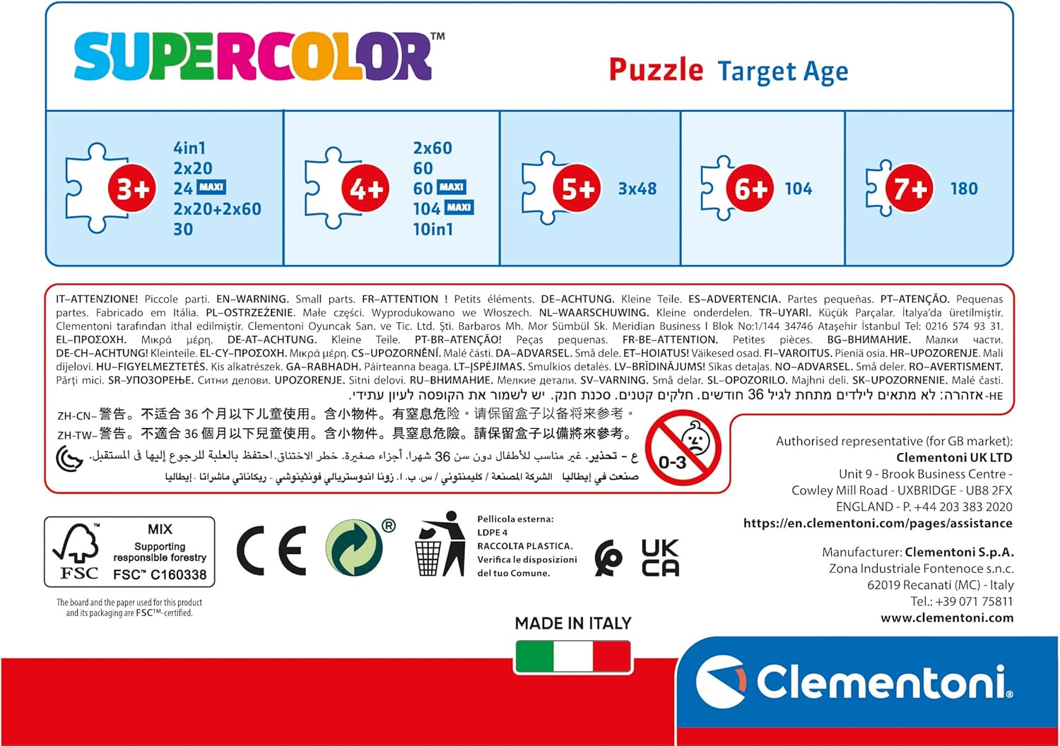 Clementoni Disney Mickey Puzzle 30 Pieces - Supercolor Mickey Jigsaw 4