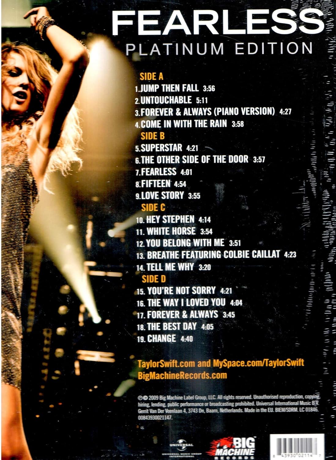 Taylor Swift - Fearless (Platinum Edition) [Audio CD] 2