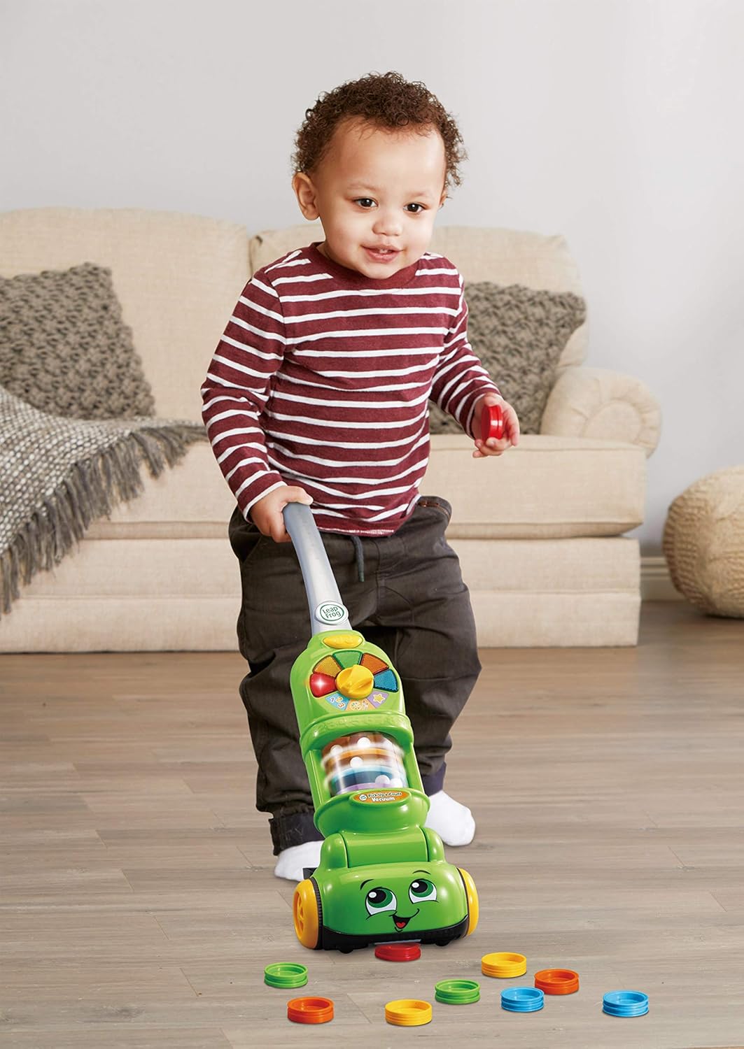 LeapFrog Pick Up & Count Vacuum - Educational Role Play Toy with Lights & Sounds for Ages 2-5 6