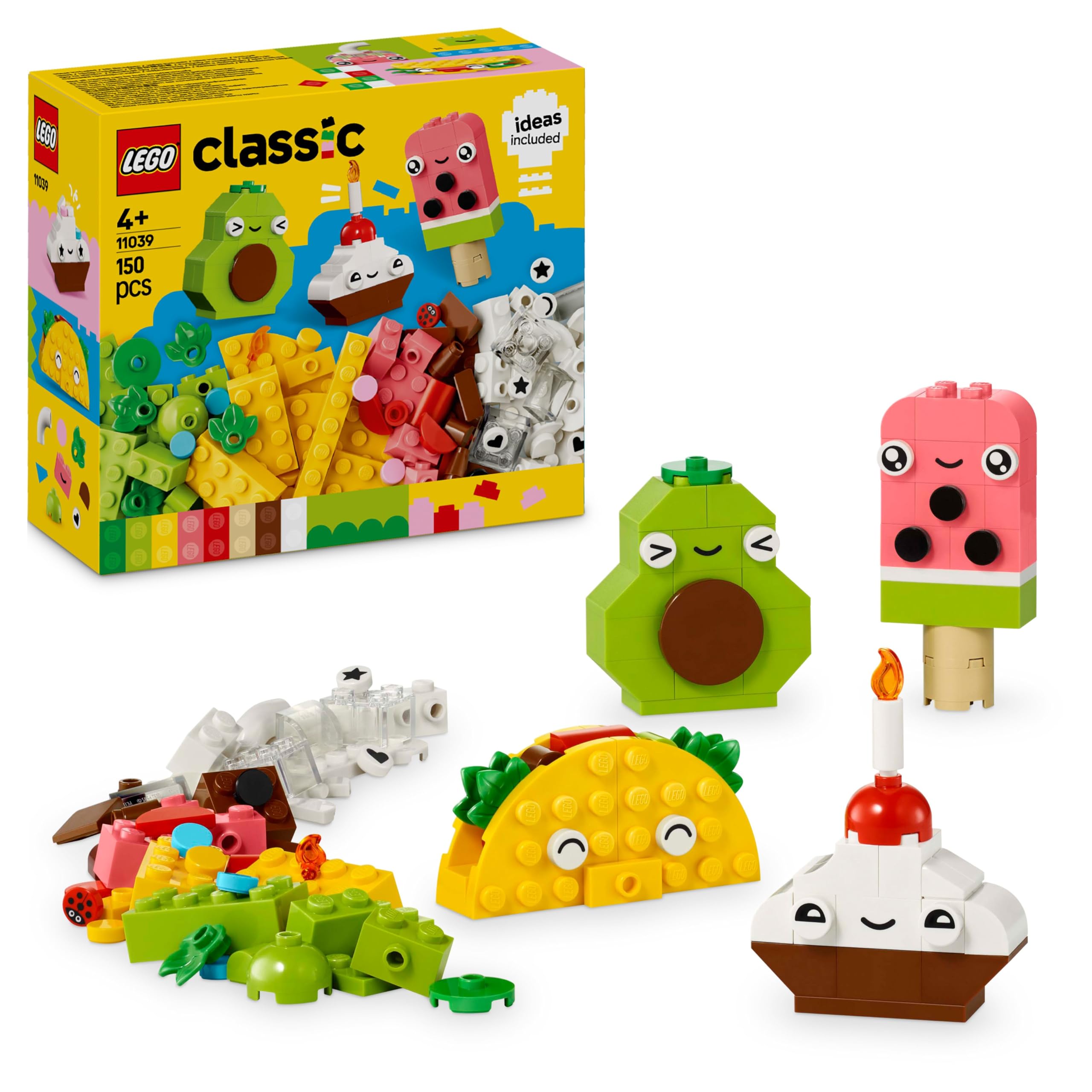LEGO Classic Creative Food Friends Playset - Building Toy for 4+ Year Olds 1