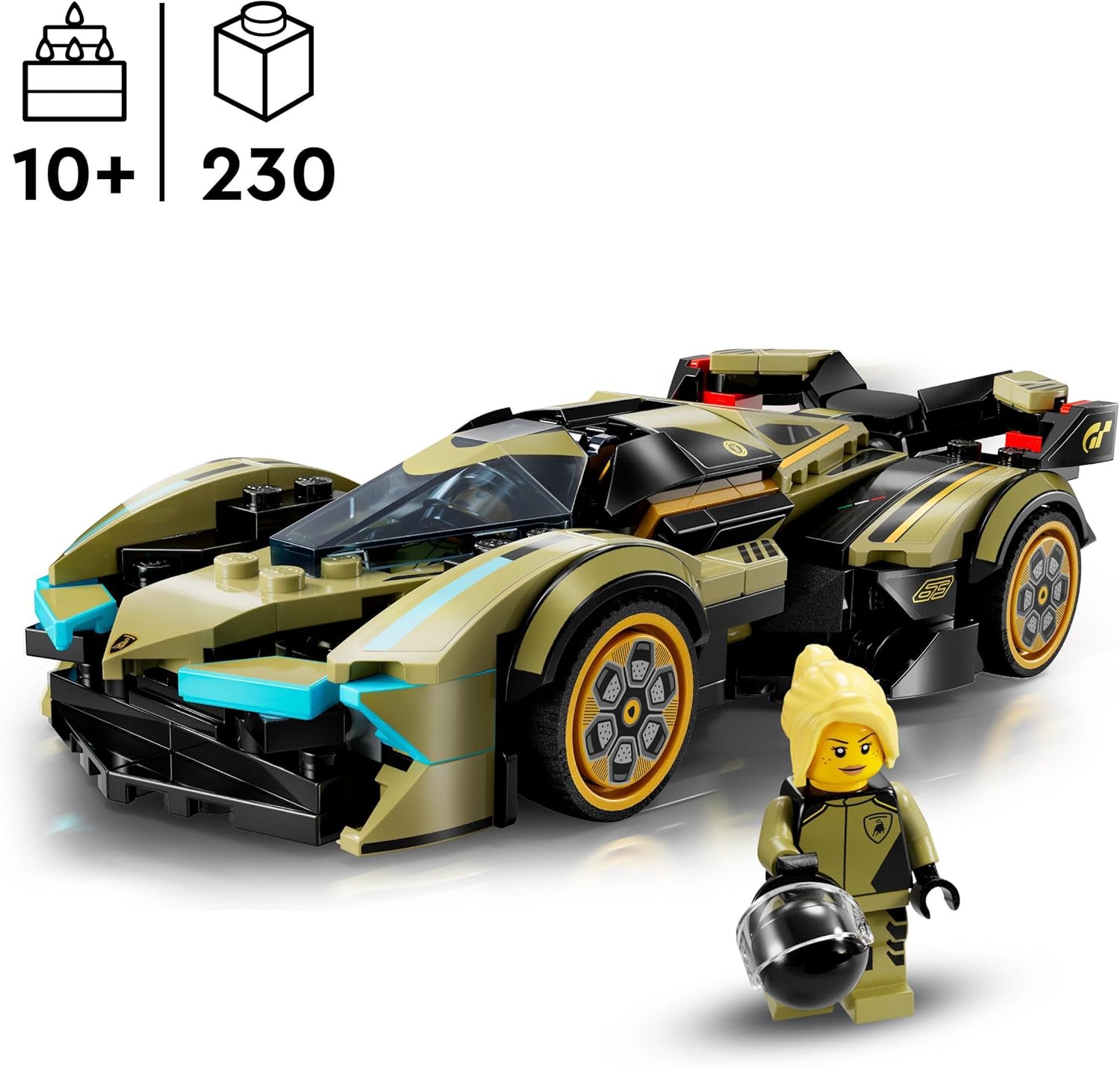 LEGO Speed Champions Lamborghini Lambo V12 Vision GT Super Car 76923 - Building Set for Ages 10+ 2