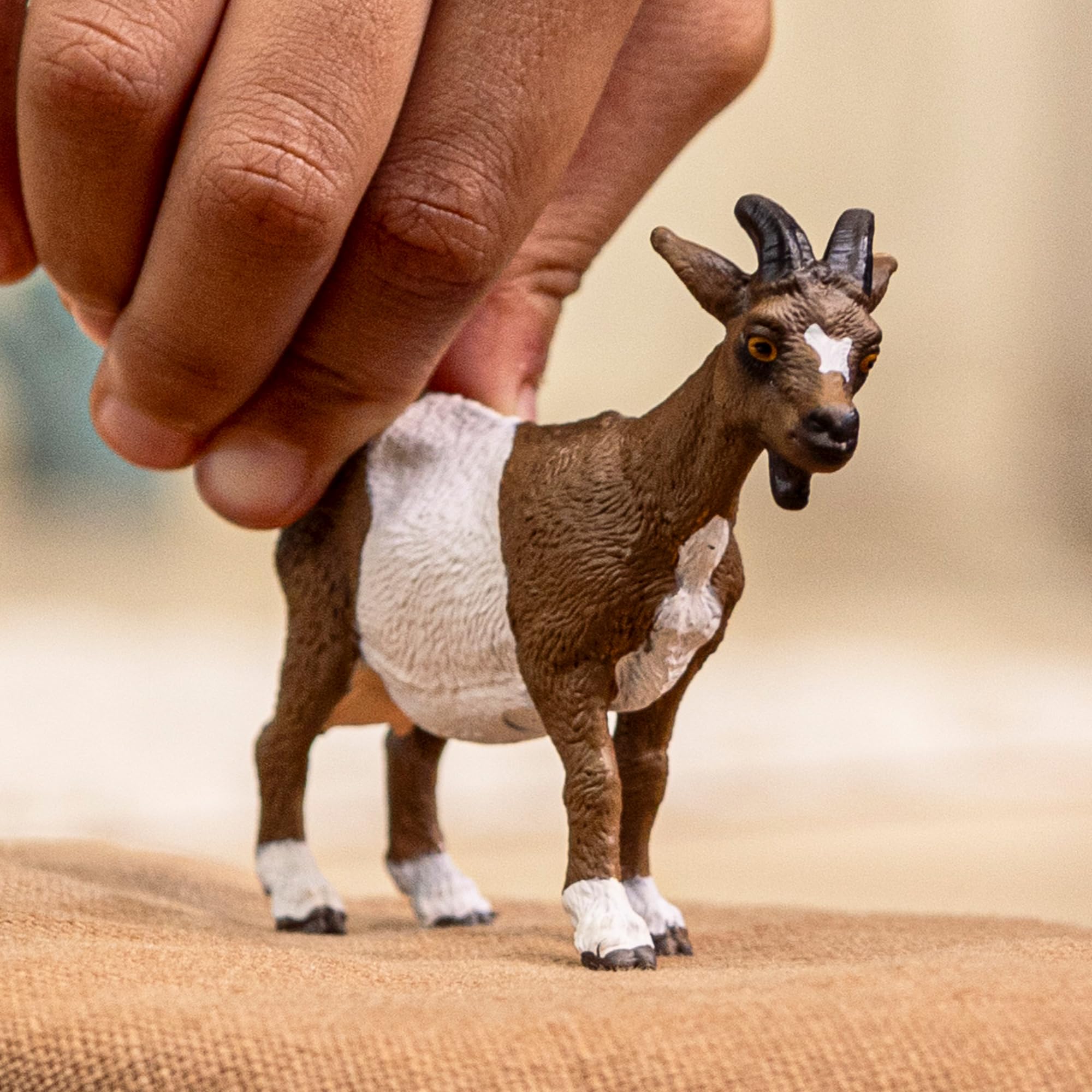 Schleich FARM WORLD Goat Play Figure 14887 | Ages 3+ | Multicoloured Plastic 2