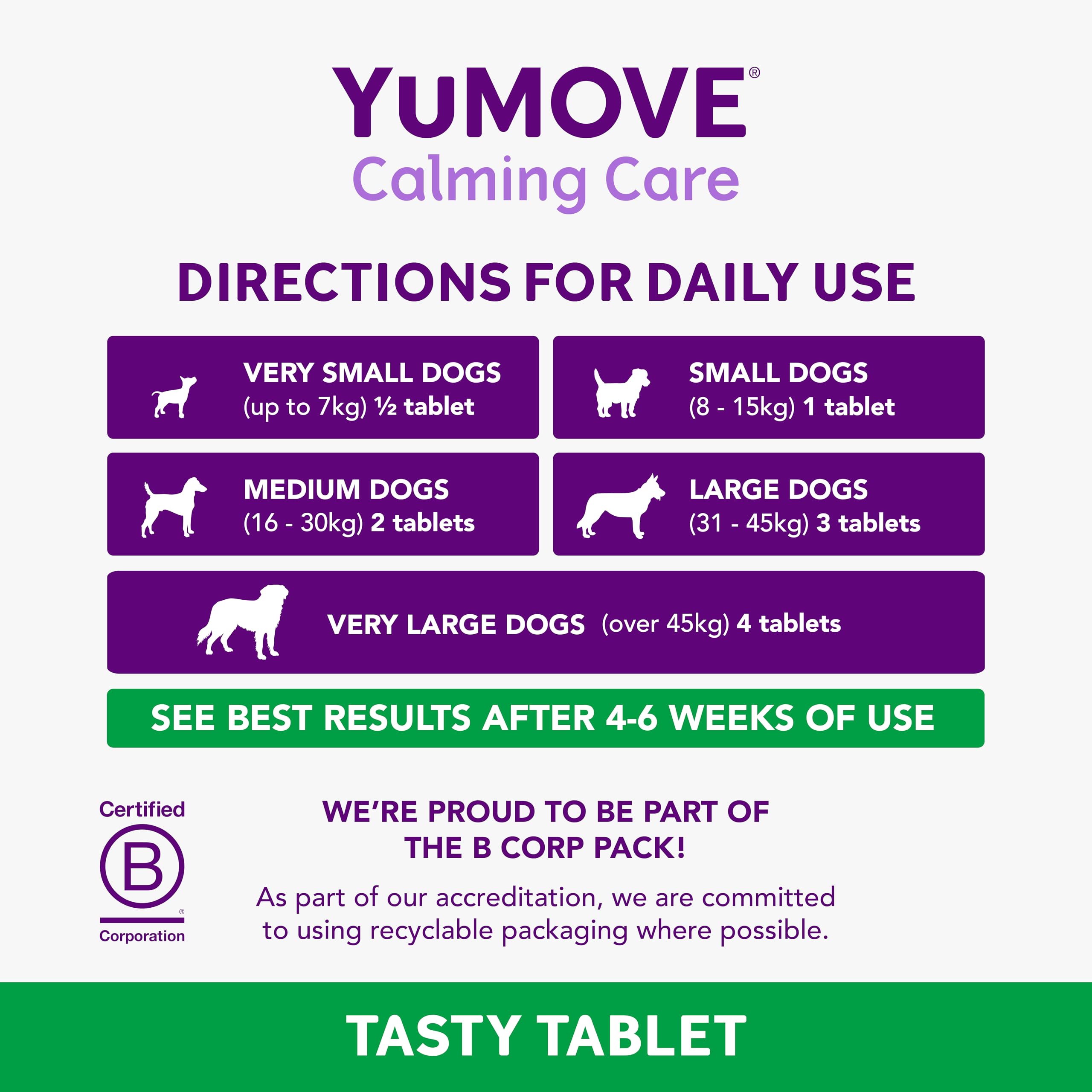 YuMOVE Calming Care for Adult Dogs - 60 Tablets | Supports Relaxation & Reduces Stress 5