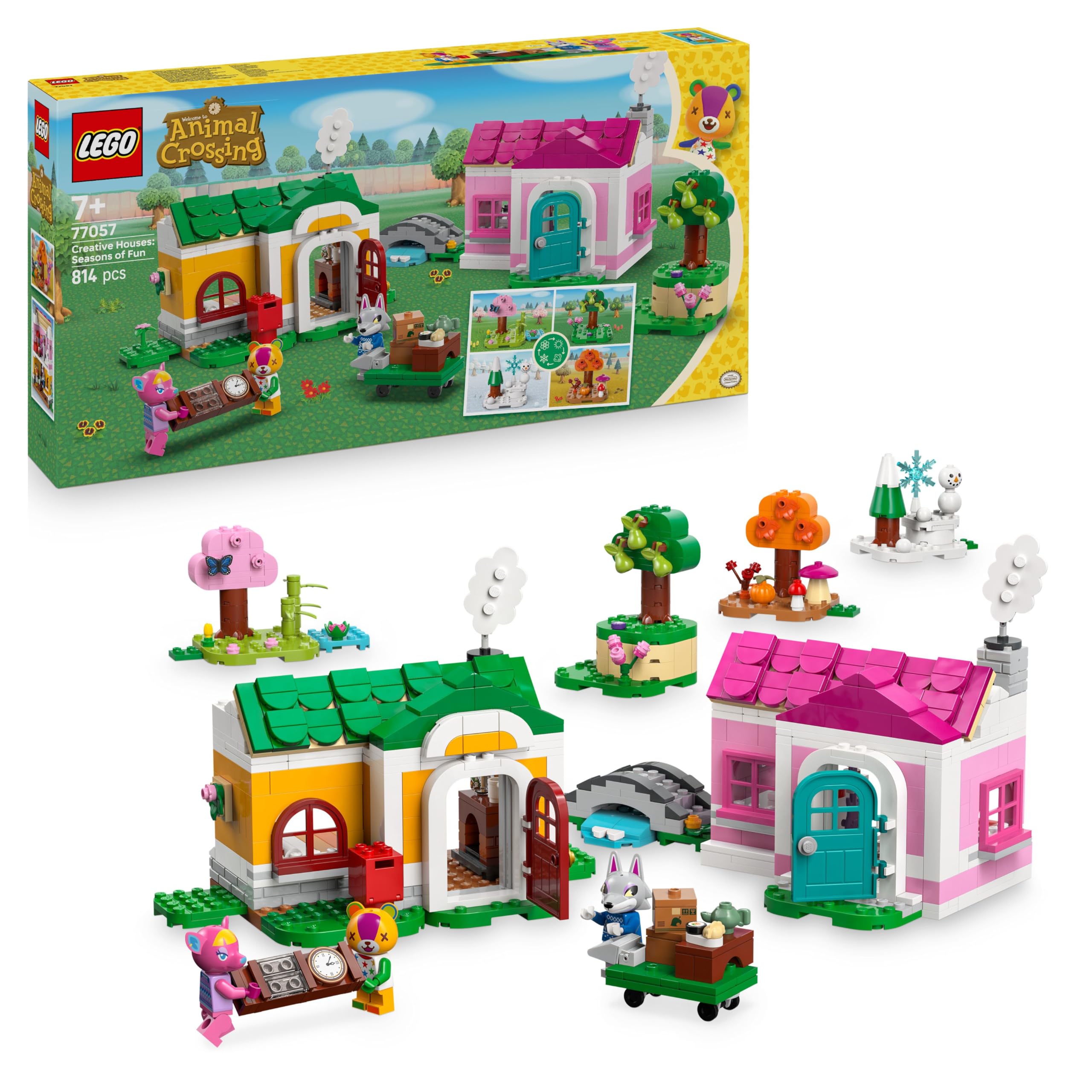 LEGO Animal Crossing Creative Houses: Seasons of Fun (77057) - Building Set 1