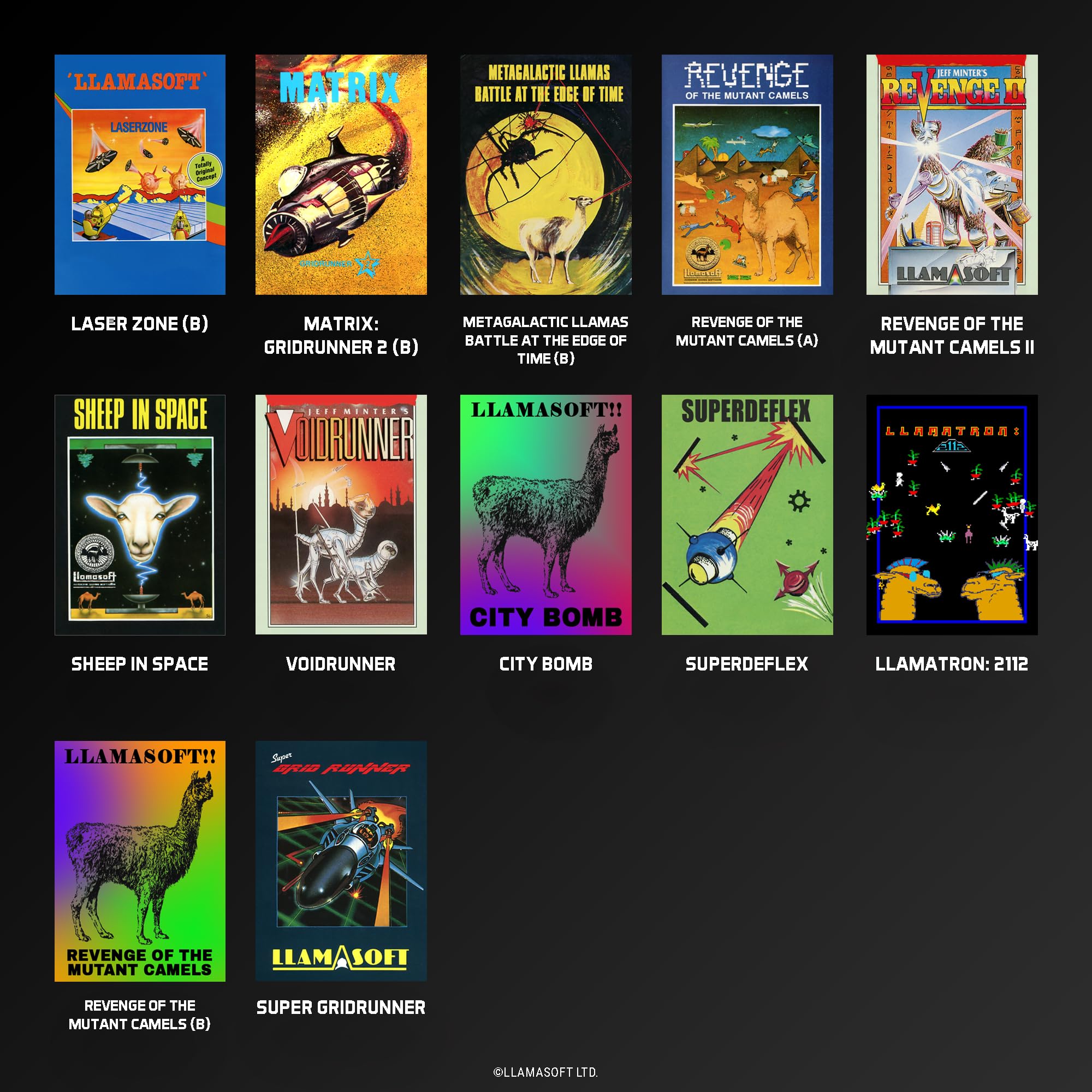 The Llamasoft Collection - Evercade Cartridge 8