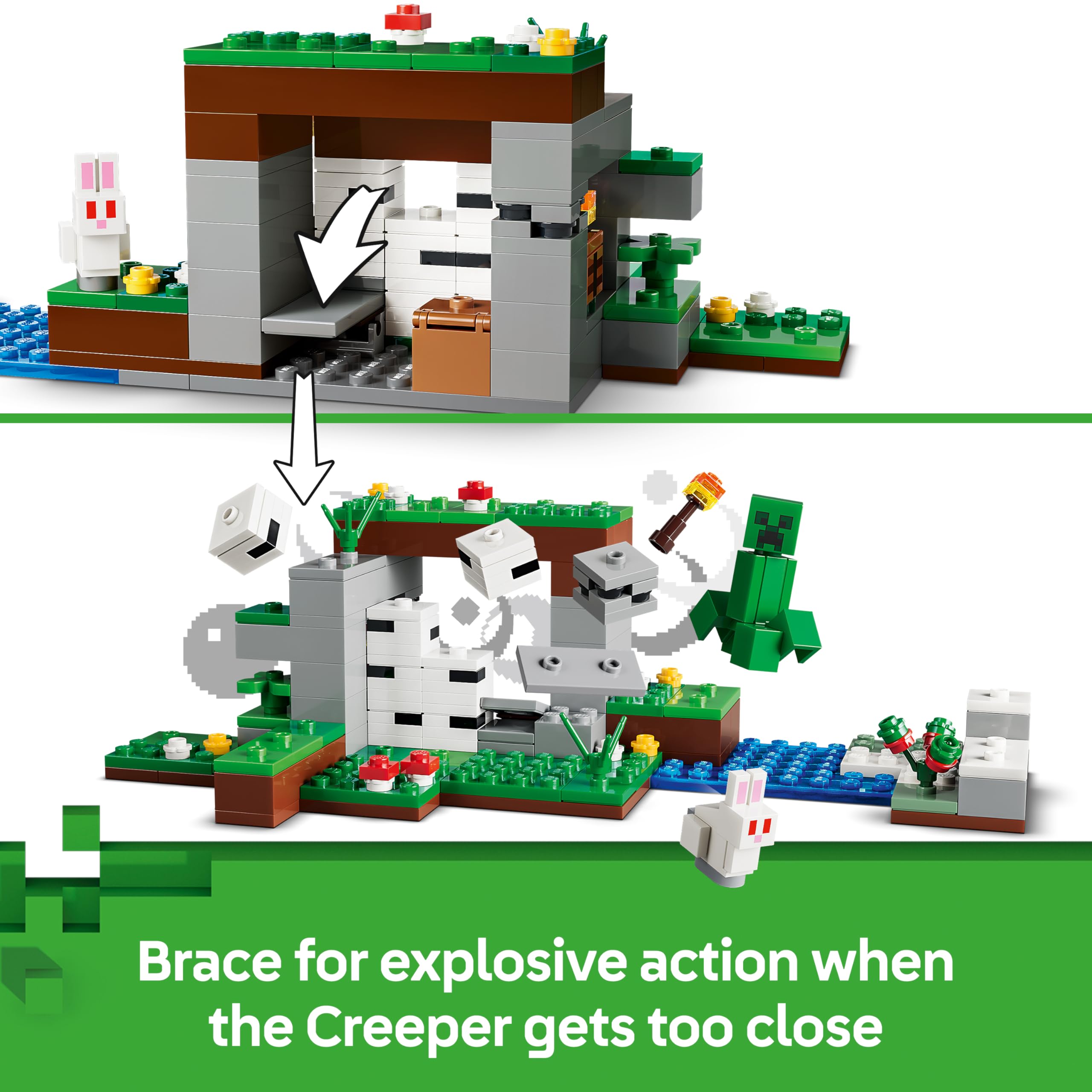 LEGO Minecraft First Night Adventure Building Set - 7 Figures, Ages 8+ | Model 21593 6