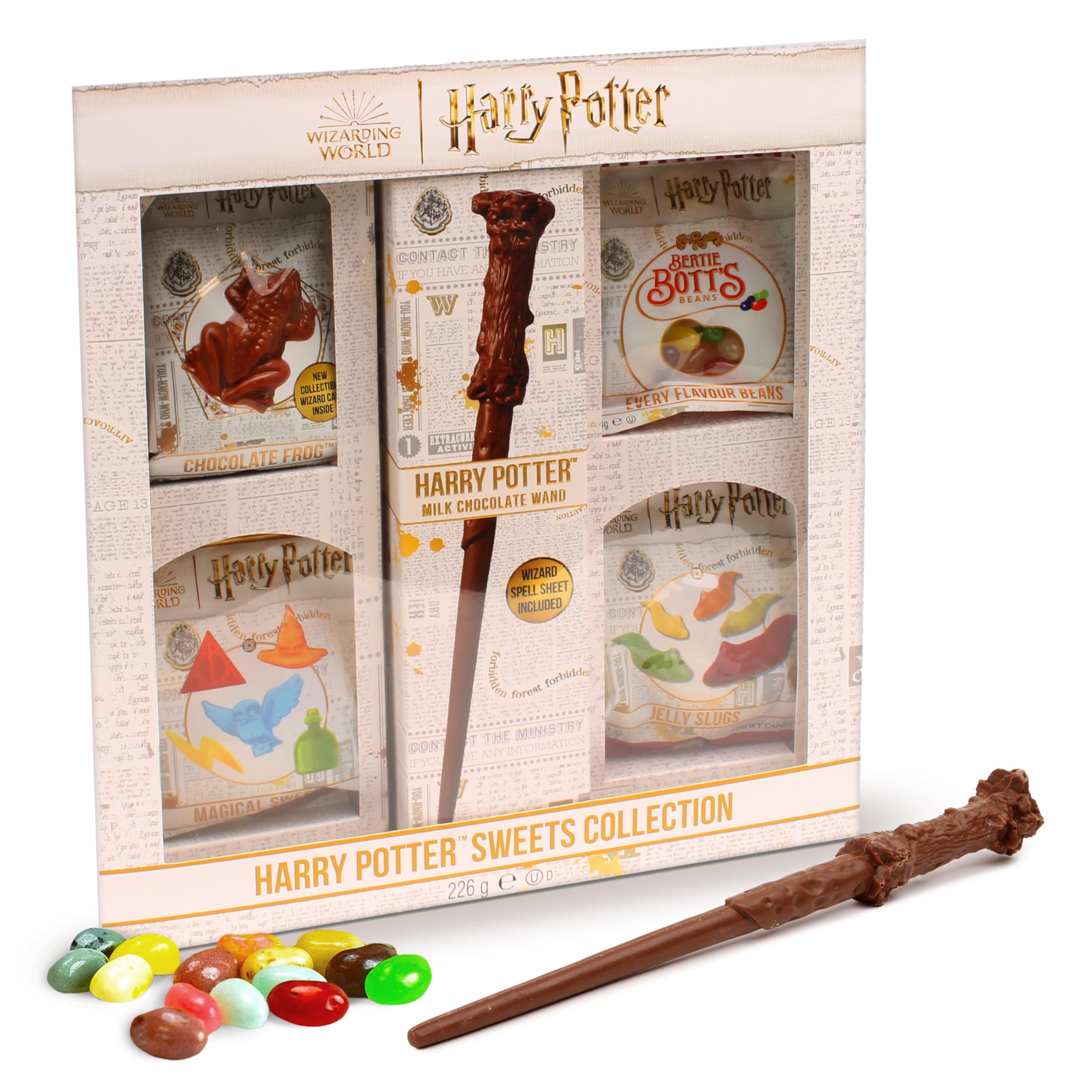 Jelly Belly Harry Potter Sweet Collection Box - Wizarding World Licenced Confectionery 209g
