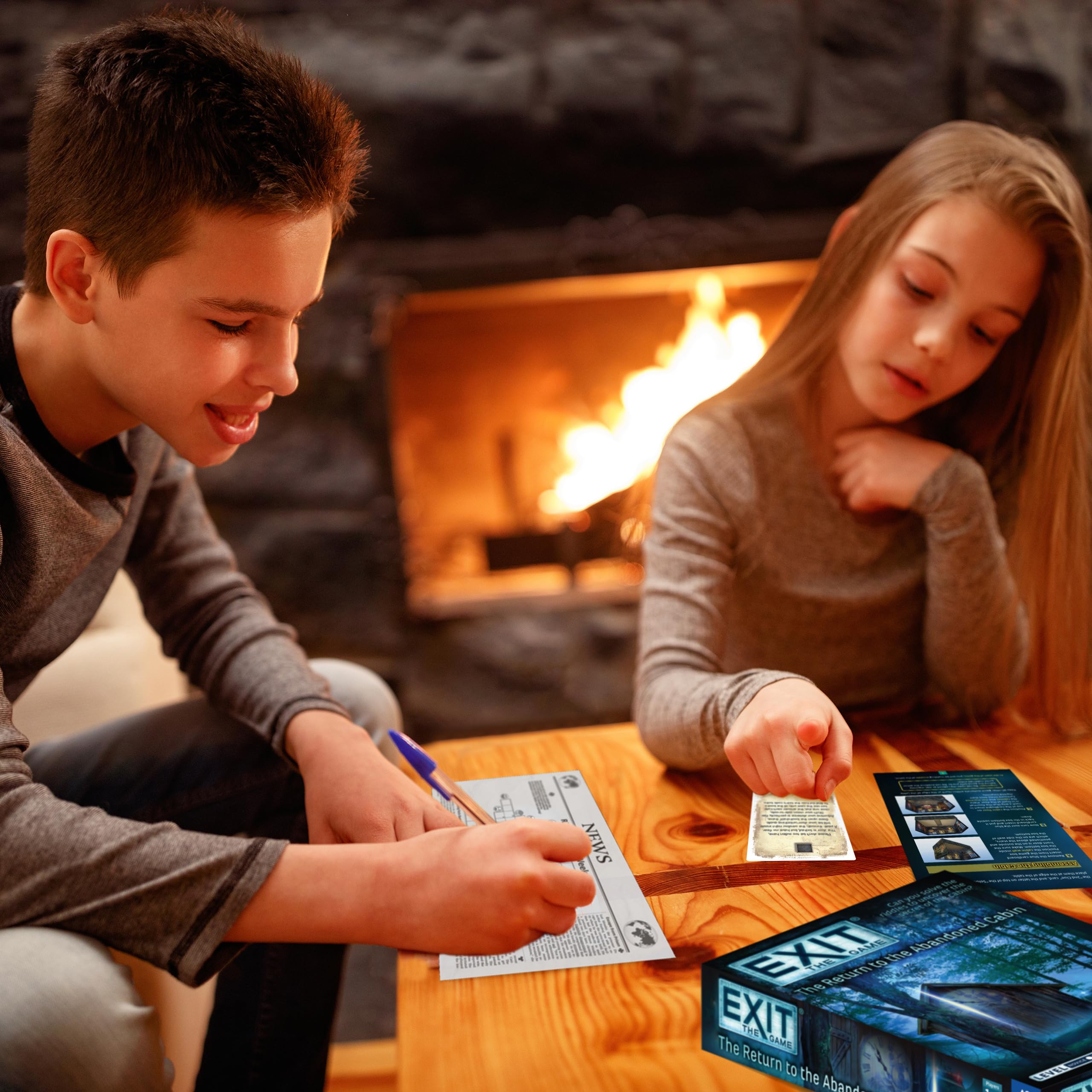 Thames & Kosmos EXIT: The Return to the Abandoned Cabin - Escape Room Card Game | 1-4 Players | Ages 12+ | 1-2 Hours Playtime 4
