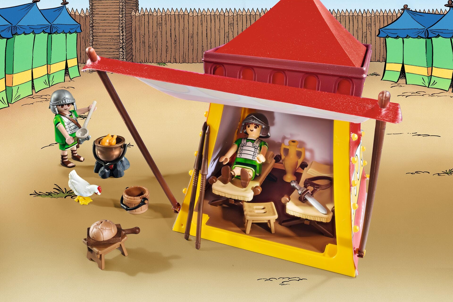 Playmobil Asterix Legionary Tent Playset - Roman Adventure for Kids 4-10 Years 8