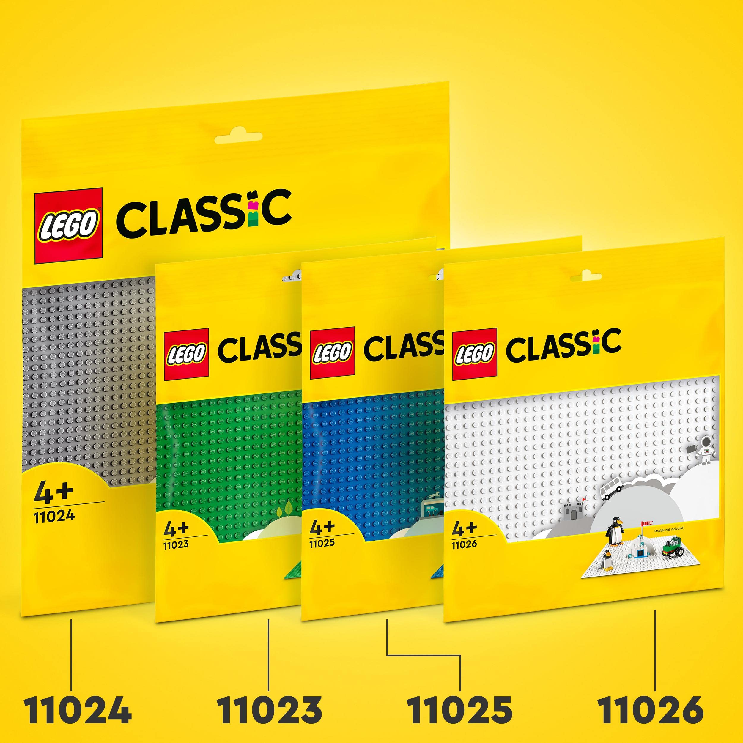 LEGO Classic 11025 Blue Building Plate - 32x32 Stud Base for Construction Toys | Ages 4+ 5