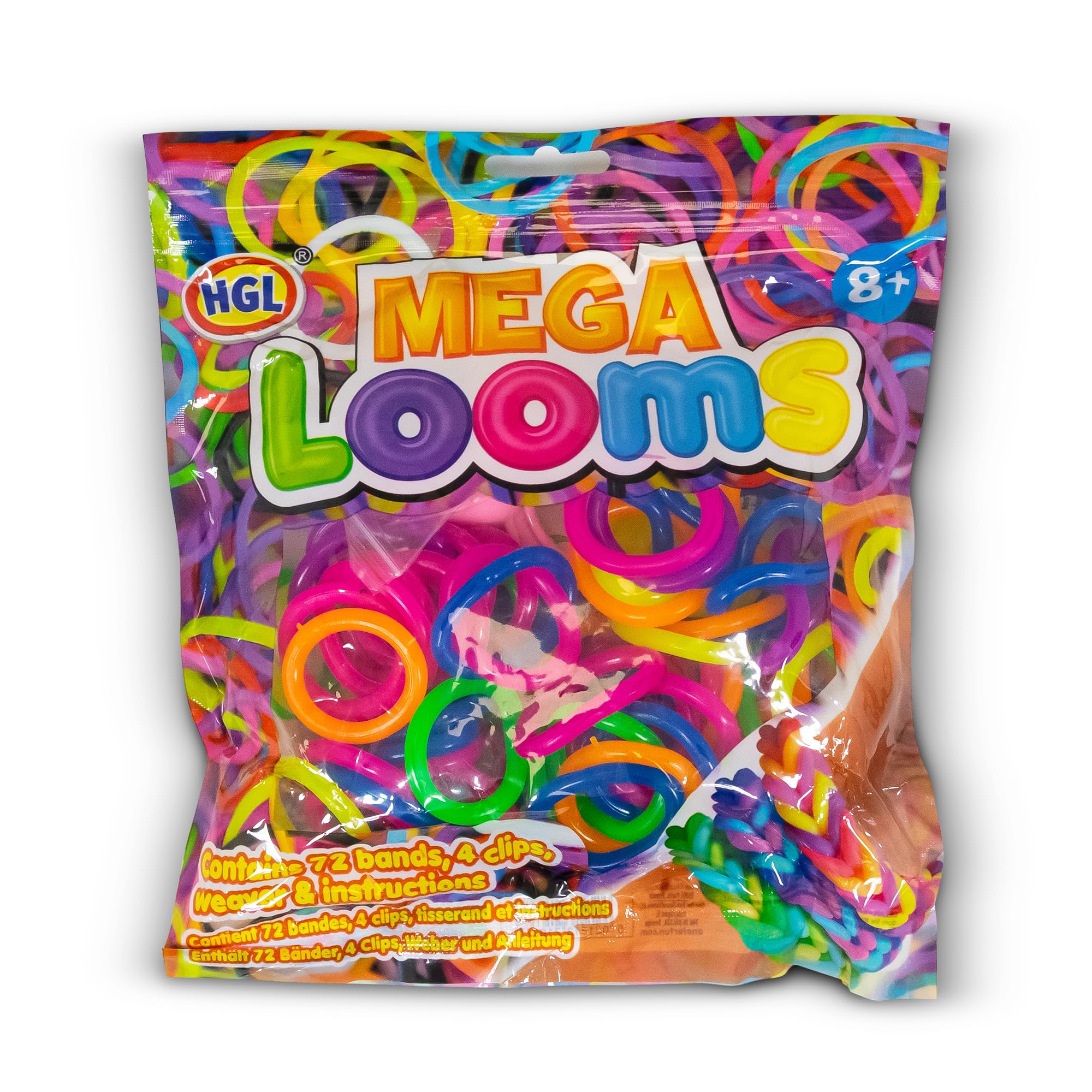 HGL MEGA LOOMS - Create Bracelets & Accessories, Multiple Colours - Ages 3+ 1