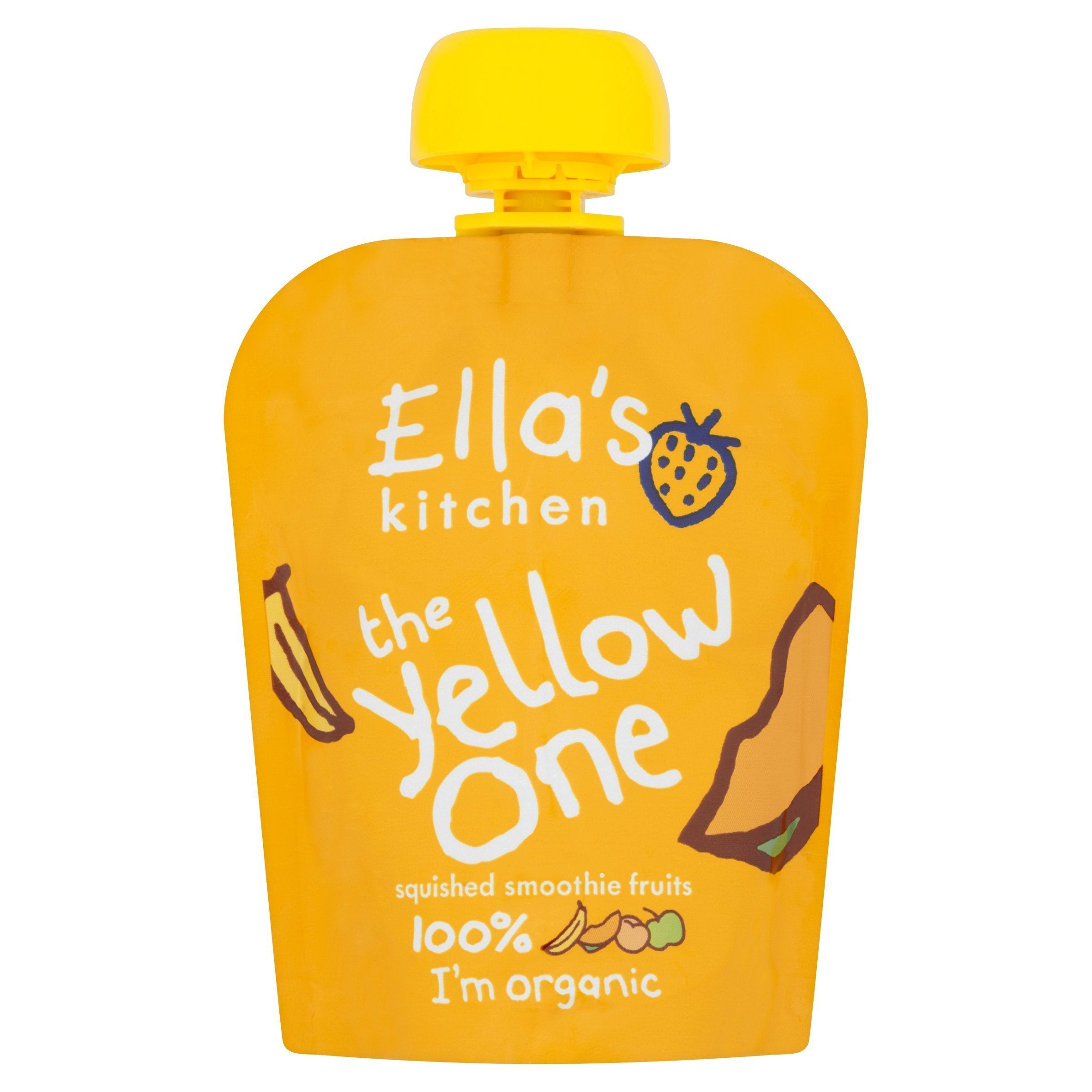 Ella's Kitchen Organic Yellow Smoothie Fruit Pouch, 90g 3