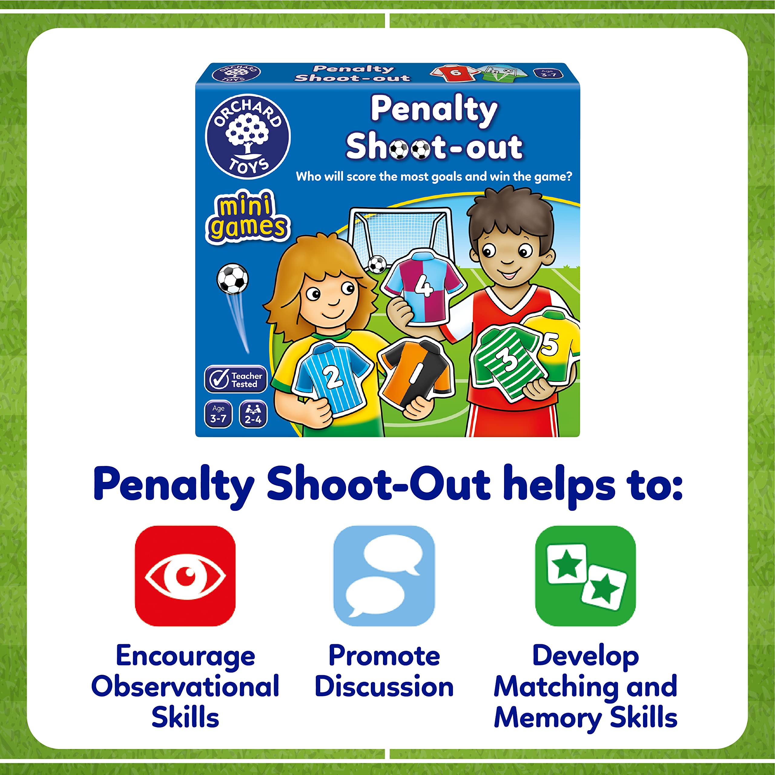 Orchard Toys Penalty Shoot-Out Mini Football Game for Kids 2