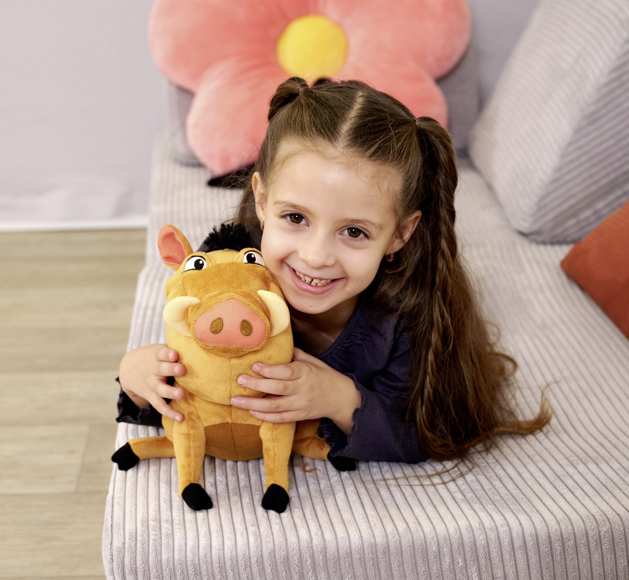Simba Disney The Lion King Pumbaa Stuffed Toy - 30 Years Edition | 25cm | Polyester 5