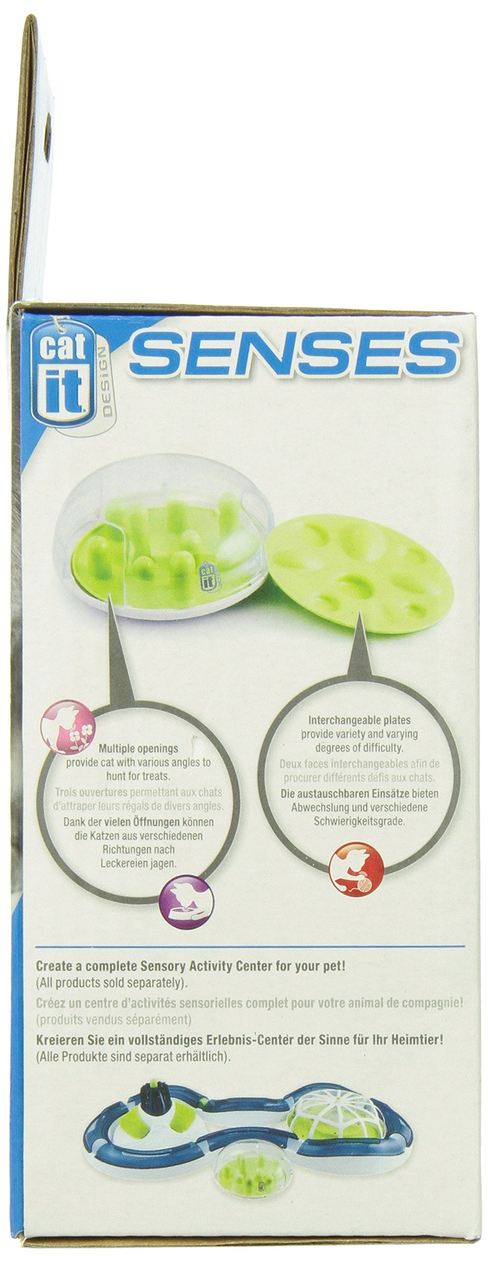 Catit Senses Treat Maze - Interactive Slow Feeder for Indoor Cats | Plastic | Red 5