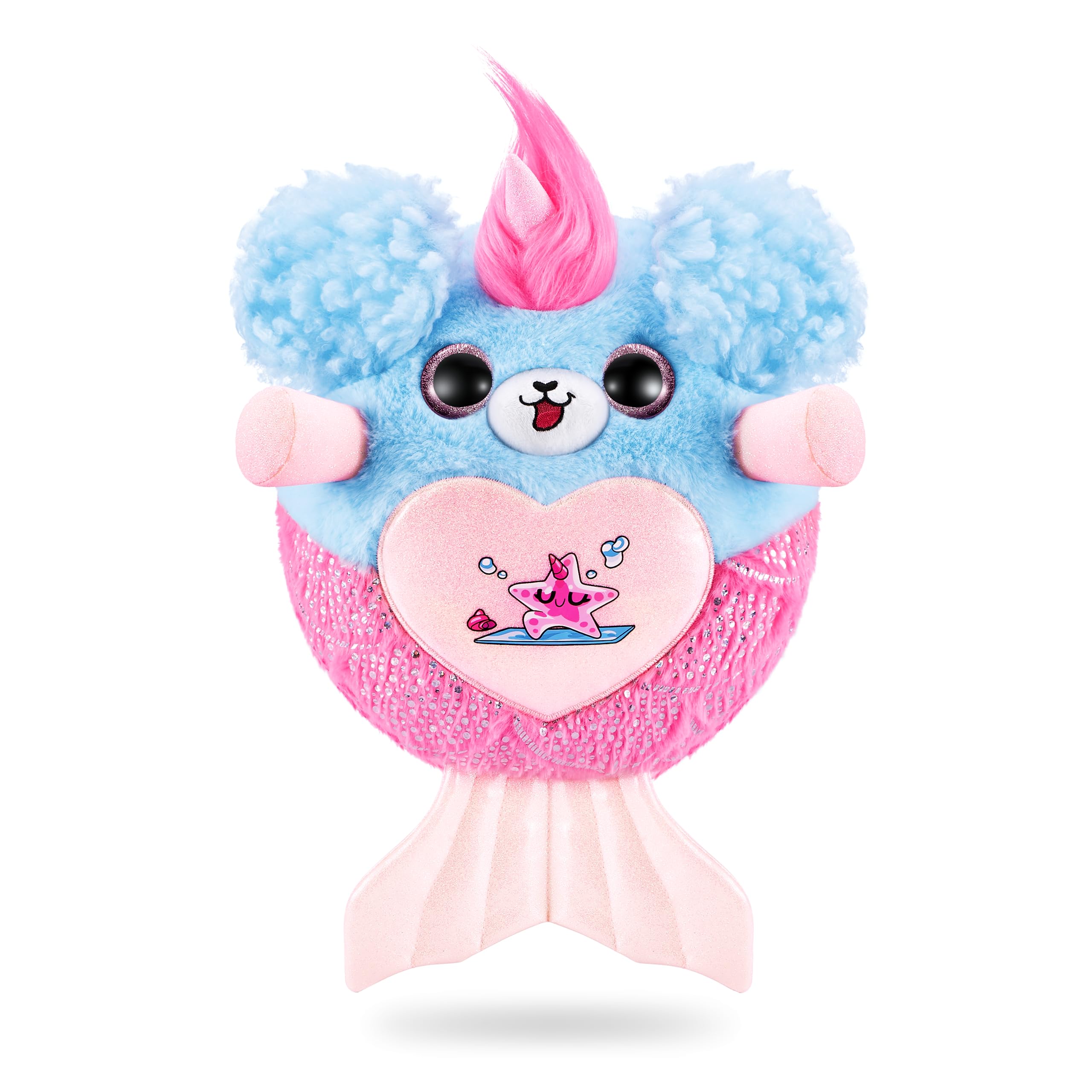 Rainbocorns Mermaidcorn Series 7 Sirena the Puppy - Collectible Plush Stuffed Animal with Mermaid Surprises 6