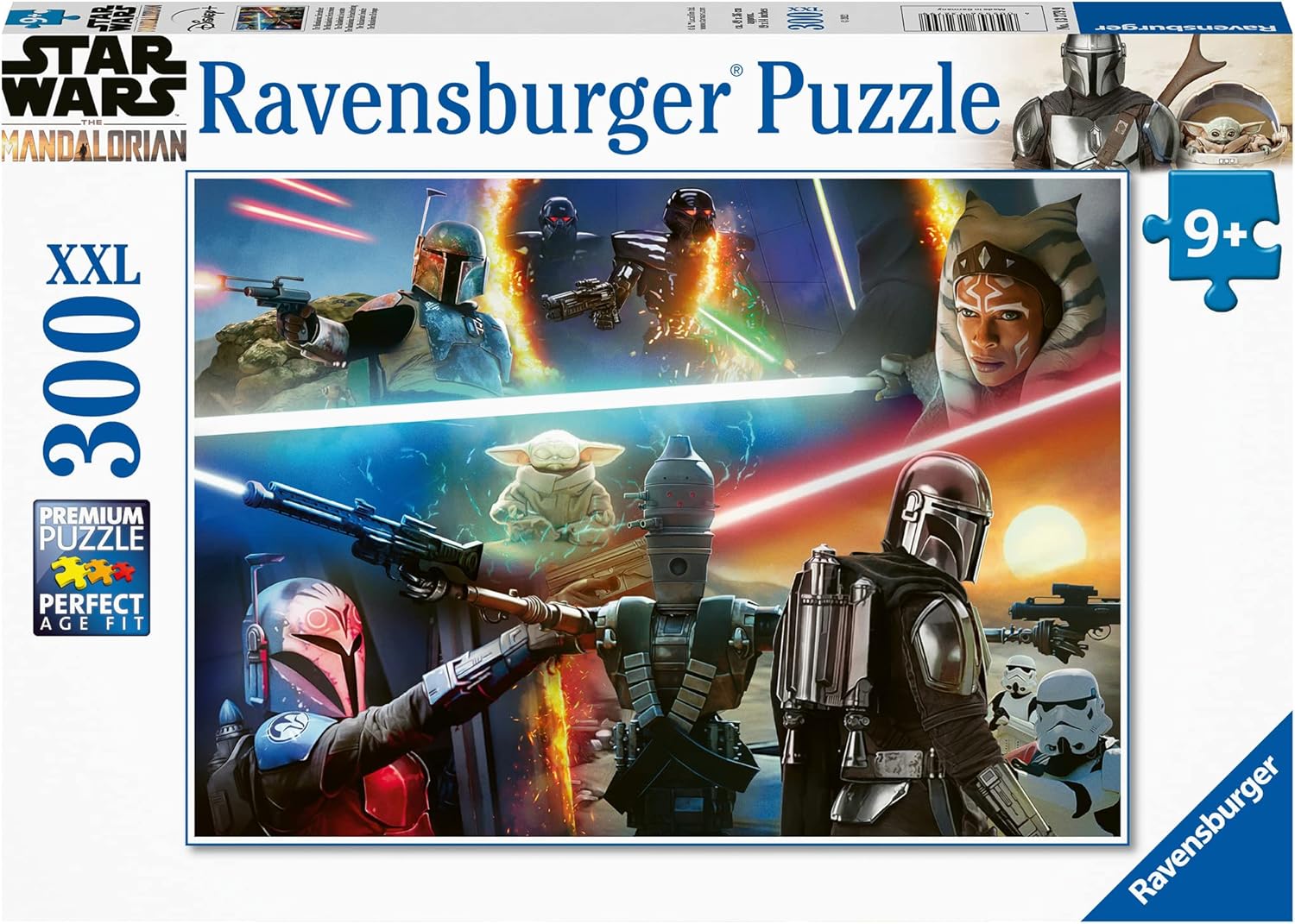 Ravensburger Star Wars The Mandalorian 300 Piece Jigsaw Puzzle - XXL Large Pieces for Kids 9 Years and Up