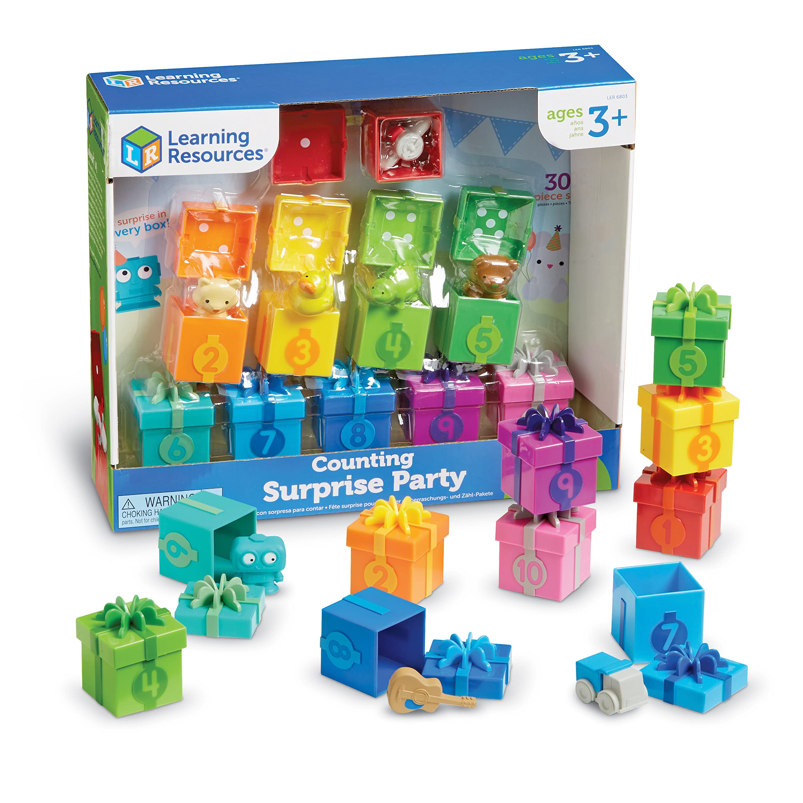 Learning Resources Counting Surprise Party - Educational Toy Playset for Ages 3+