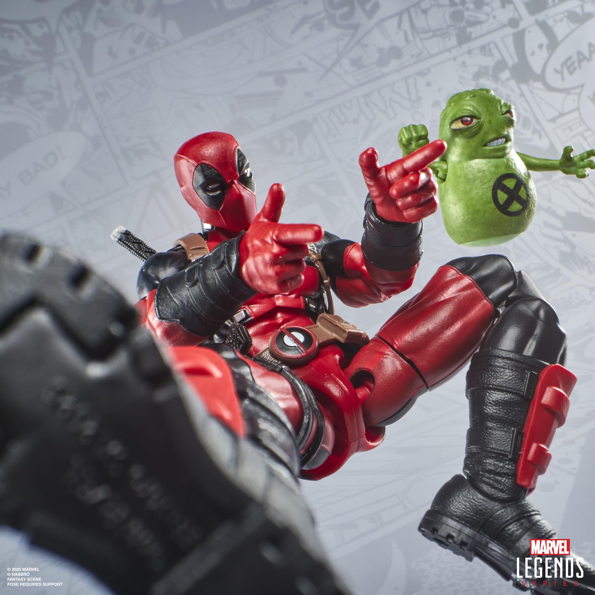 Marvel Legends Maximum Series Deadpool Action Figure with Doop - 6 Inch Collectible with 24 Accessories 17
