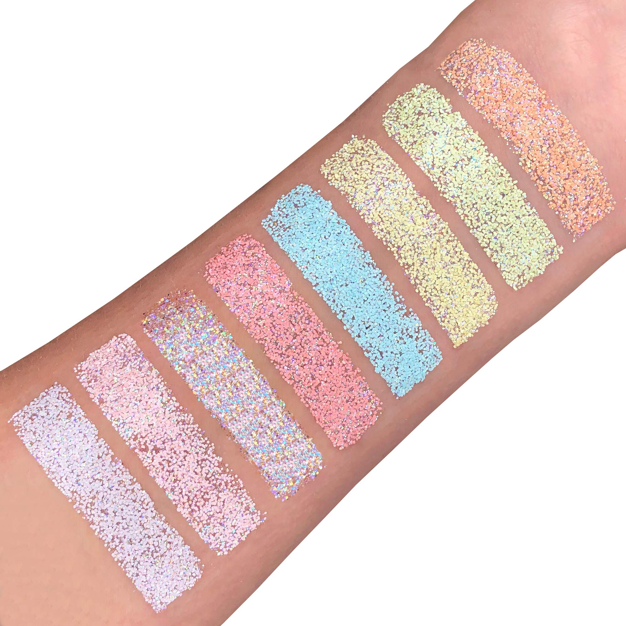Moon Glitter Pastel Glitter Shakers - Baby Blue Cosmetic Glitter for Face, Body, Nails, Hair, Lips - 5g 2