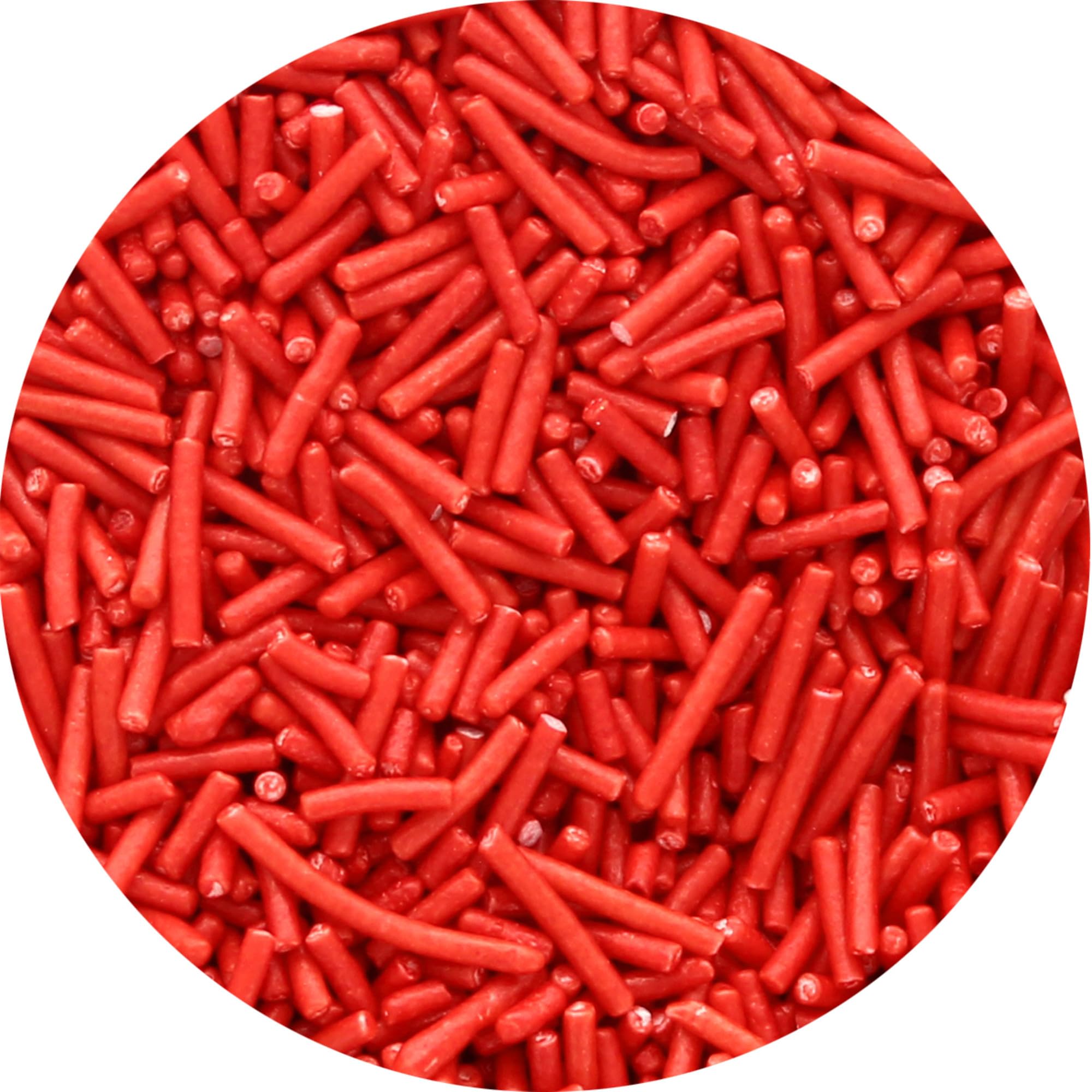 Culpitt Select Red Sugar Strands Sprinkles - 500g Pouch | Edible Cake Decorations