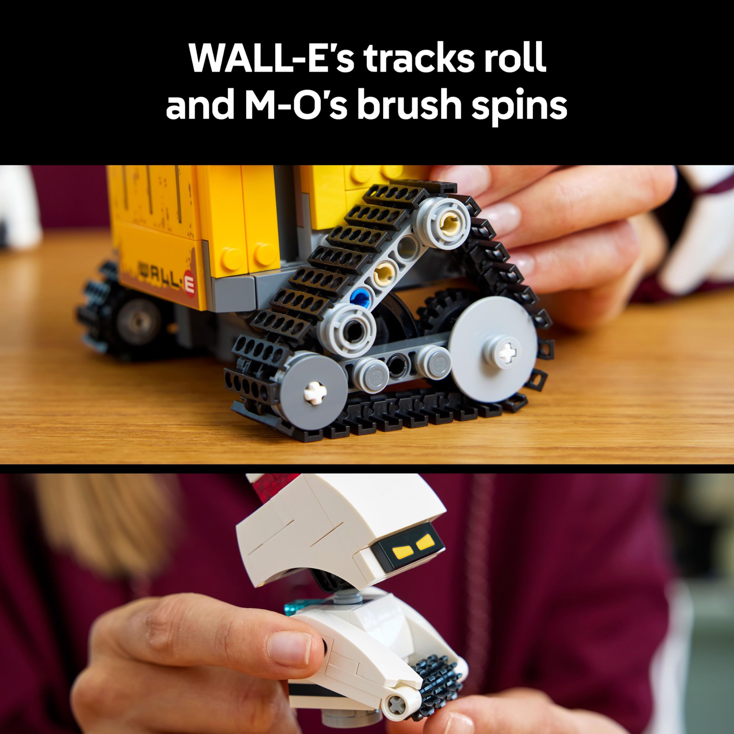 LEGO Disney Pixar WALL-E and EVE Building Set - 811-Piece Display Model for Adults 5