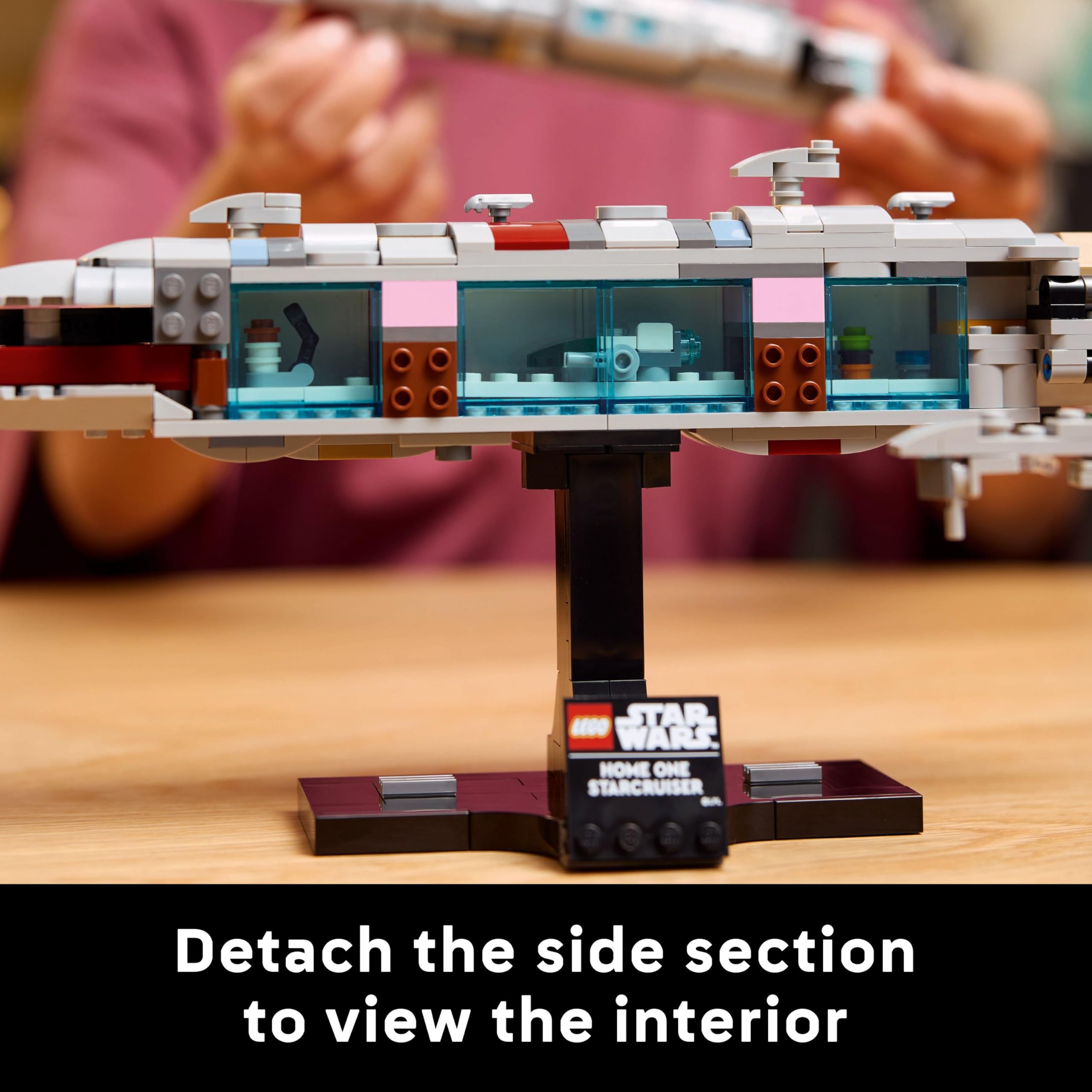 LEGO Star Wars 75405 Home One Starcruiser Building Set - Collectible Build-and-Display Model for Adults 10