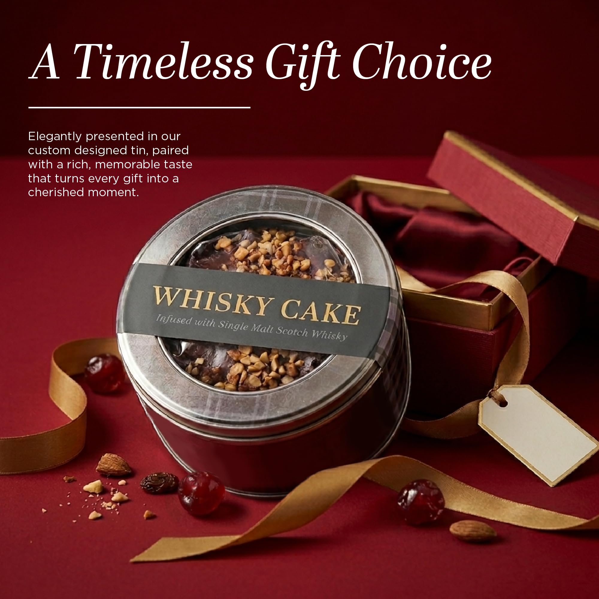 Brodies Single Malt Whisky Cake - 315g 6