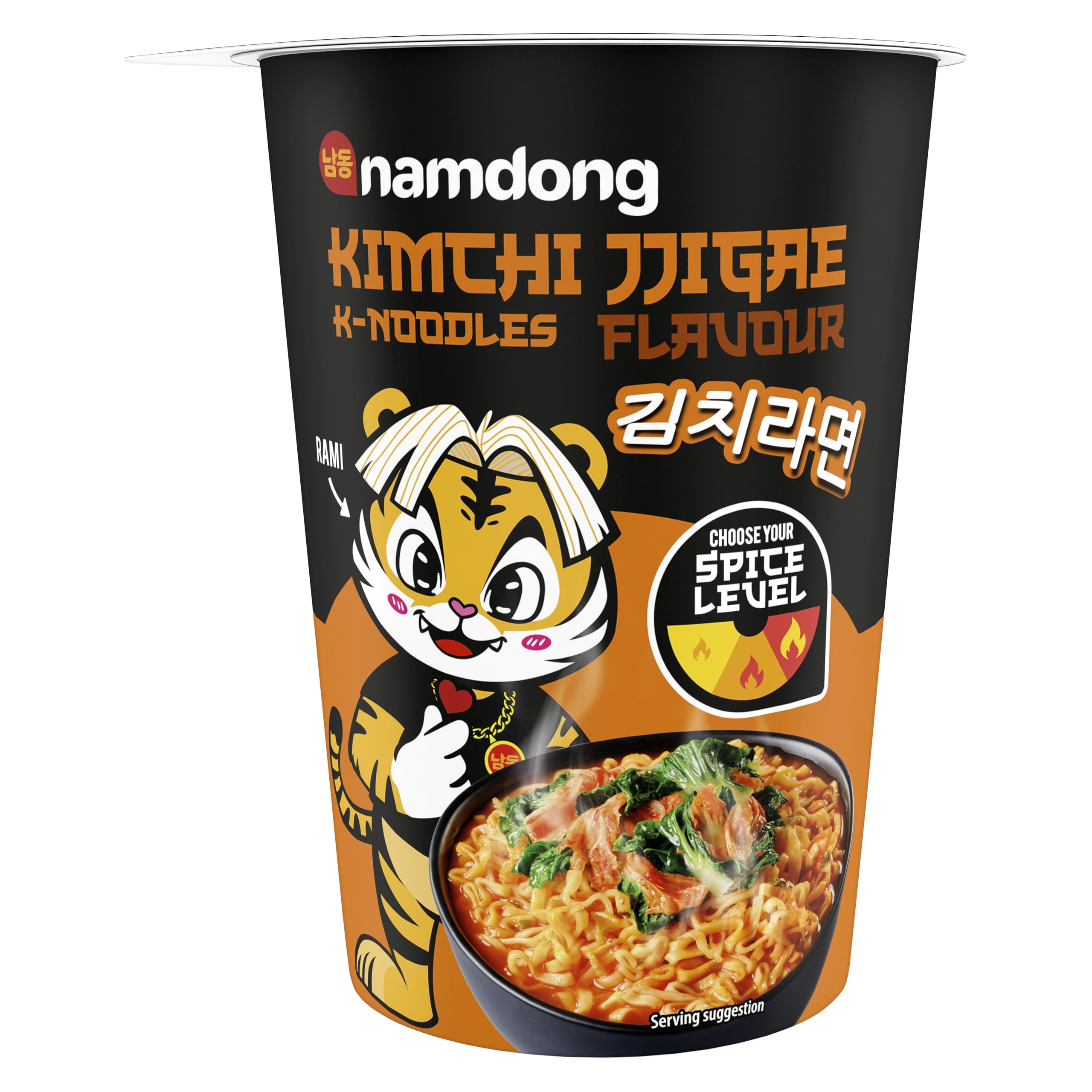 Namdong Kimchi Jjigae Noodle Pot - Korean-style Instant Noodles with Adjustable Spice Sachet 2