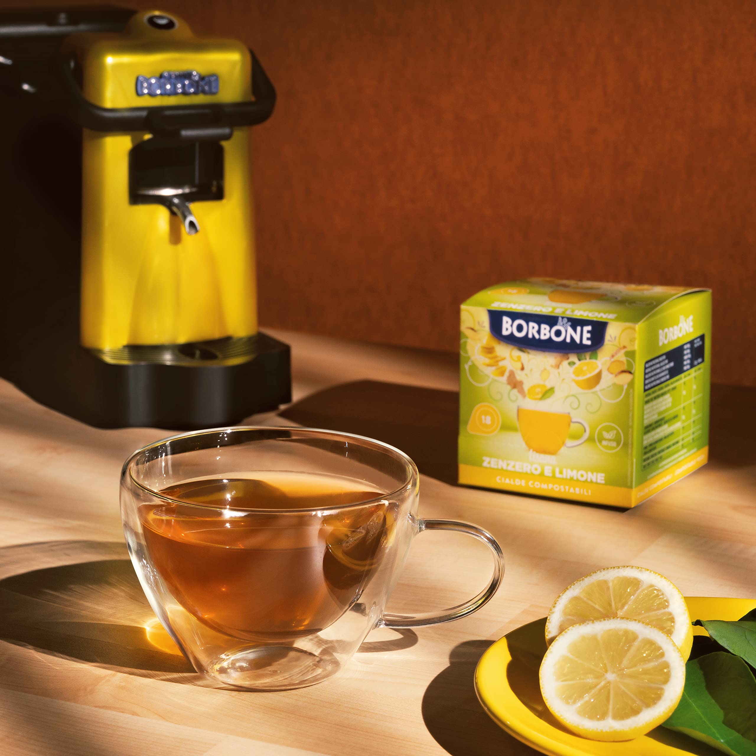 Caffè Borbone Ginger and Lemon Infusion - 72 Pods (4 Packs of 18) - ESE Compatible 8