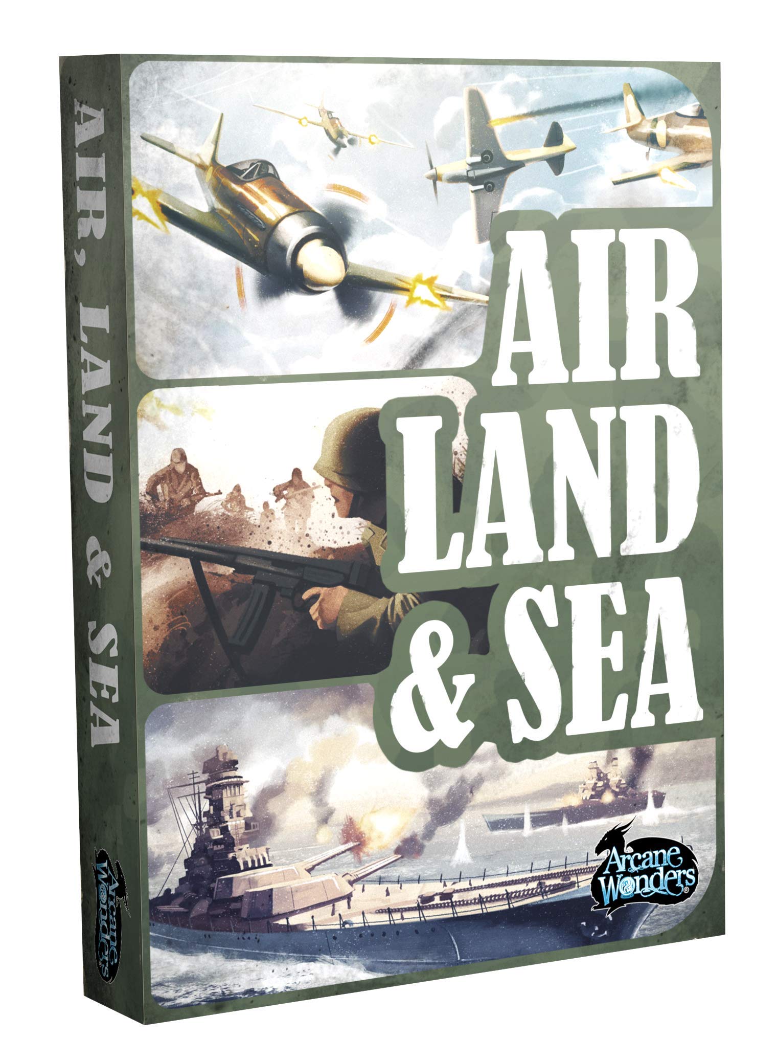 Arcane Wonders Air Land & Sea: Revised Edition Card Game - 2 Player Strategy Game