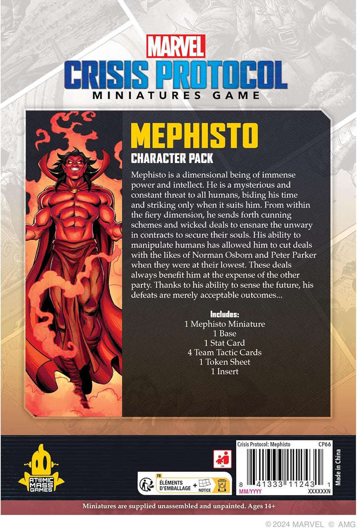 Atomic Mass Games Marvel Crisis Protocol: Mephisto Miniatures Board Game Expansion