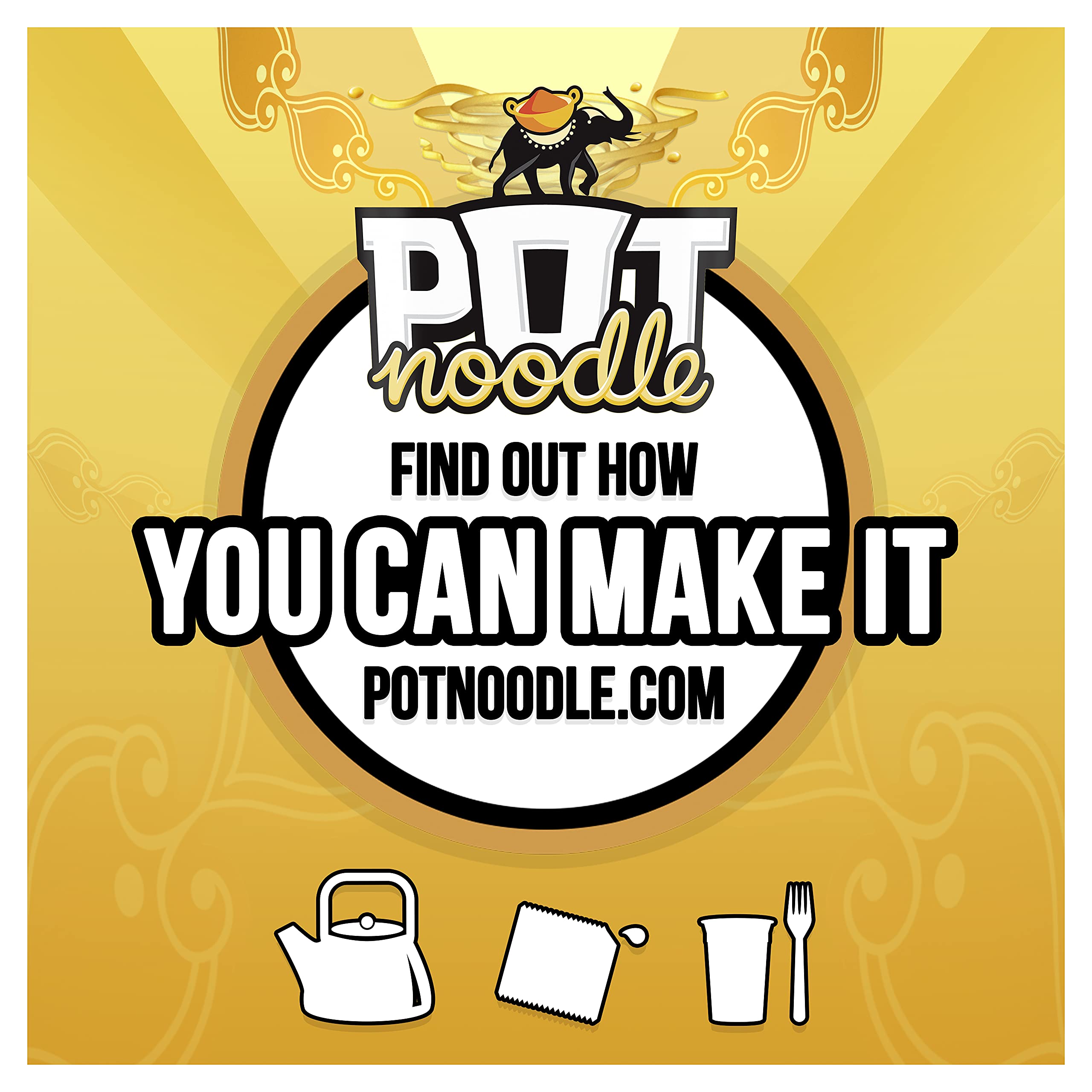 Pot Noodle Original Curry King Pot Noodles - 12 x 114g 7