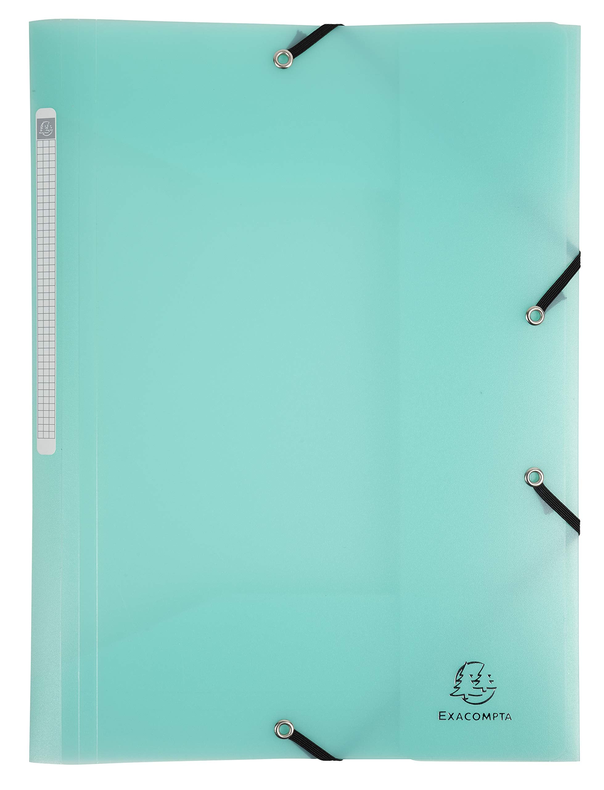 Exacompta Chromaline 55170E Elasticated 3-Flap File Folders | A4, 250 Sheets, Pack of 5 Pastel Colours 5