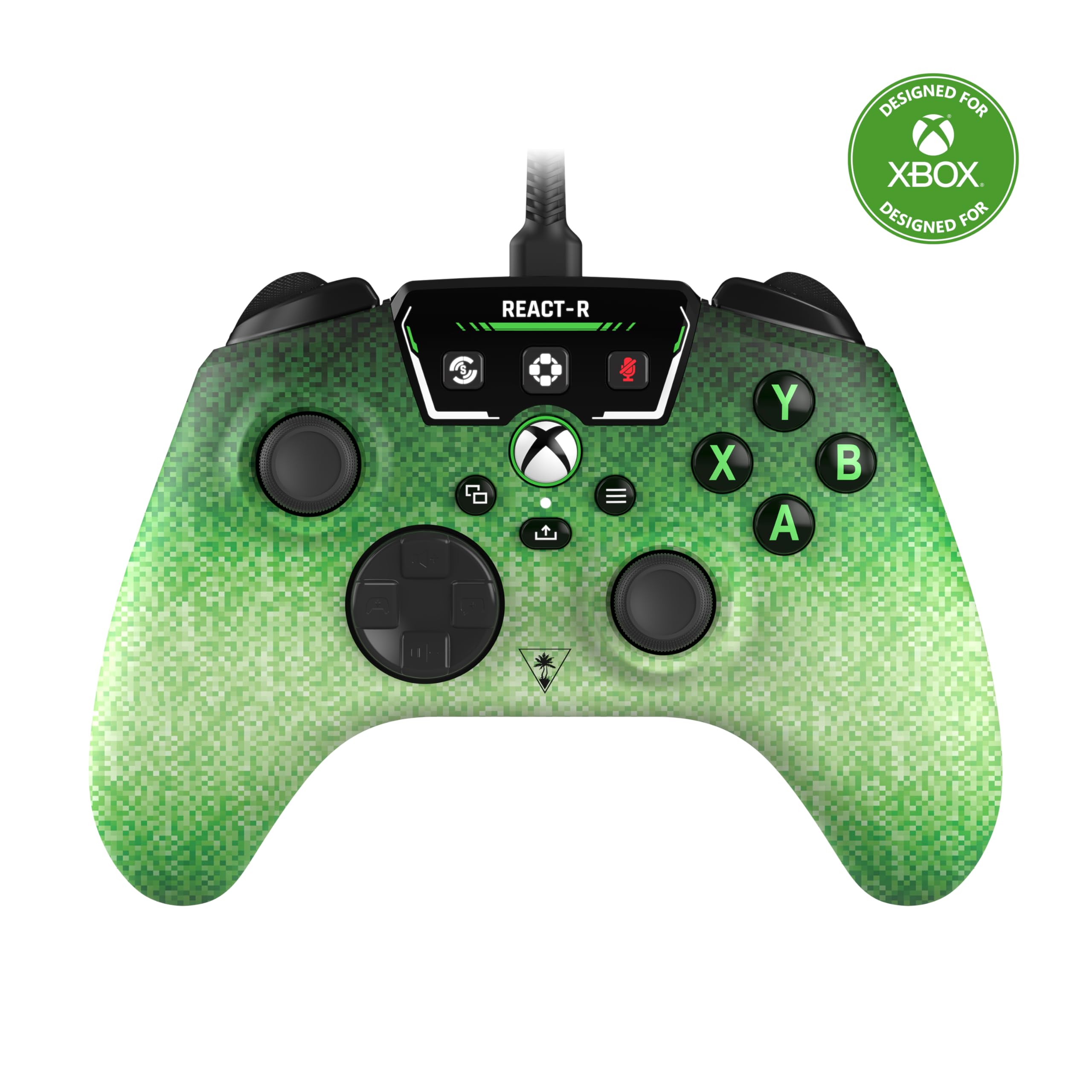 Turtle Beach REACT-R Wired Gaming Controller with Audio Controls & Mappable Buttons for Xbox Series X|S, Xbox One, PC