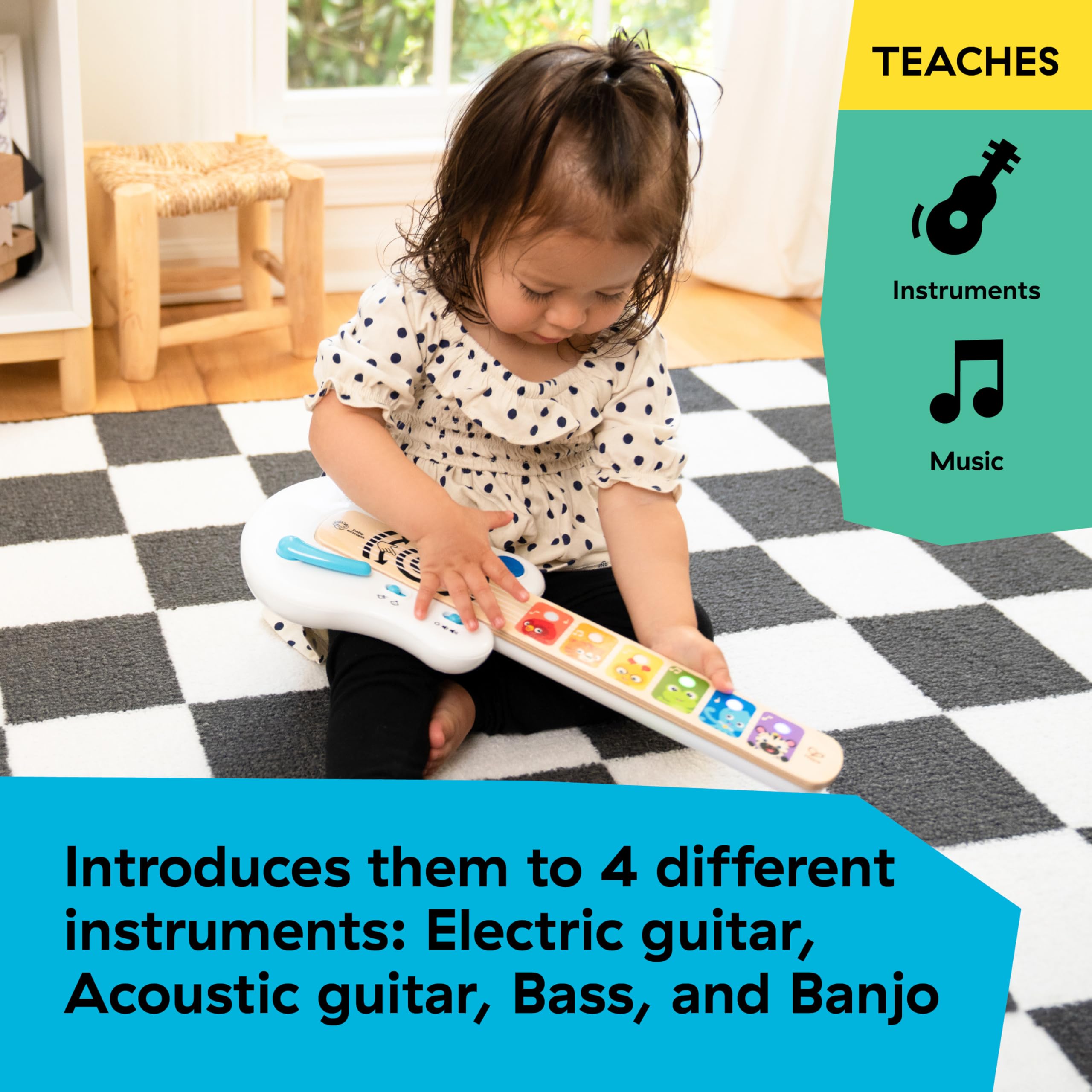 Baby Einstein Strum Along Songs Magic Touch Wooden Guitar - 12 Months+ 5