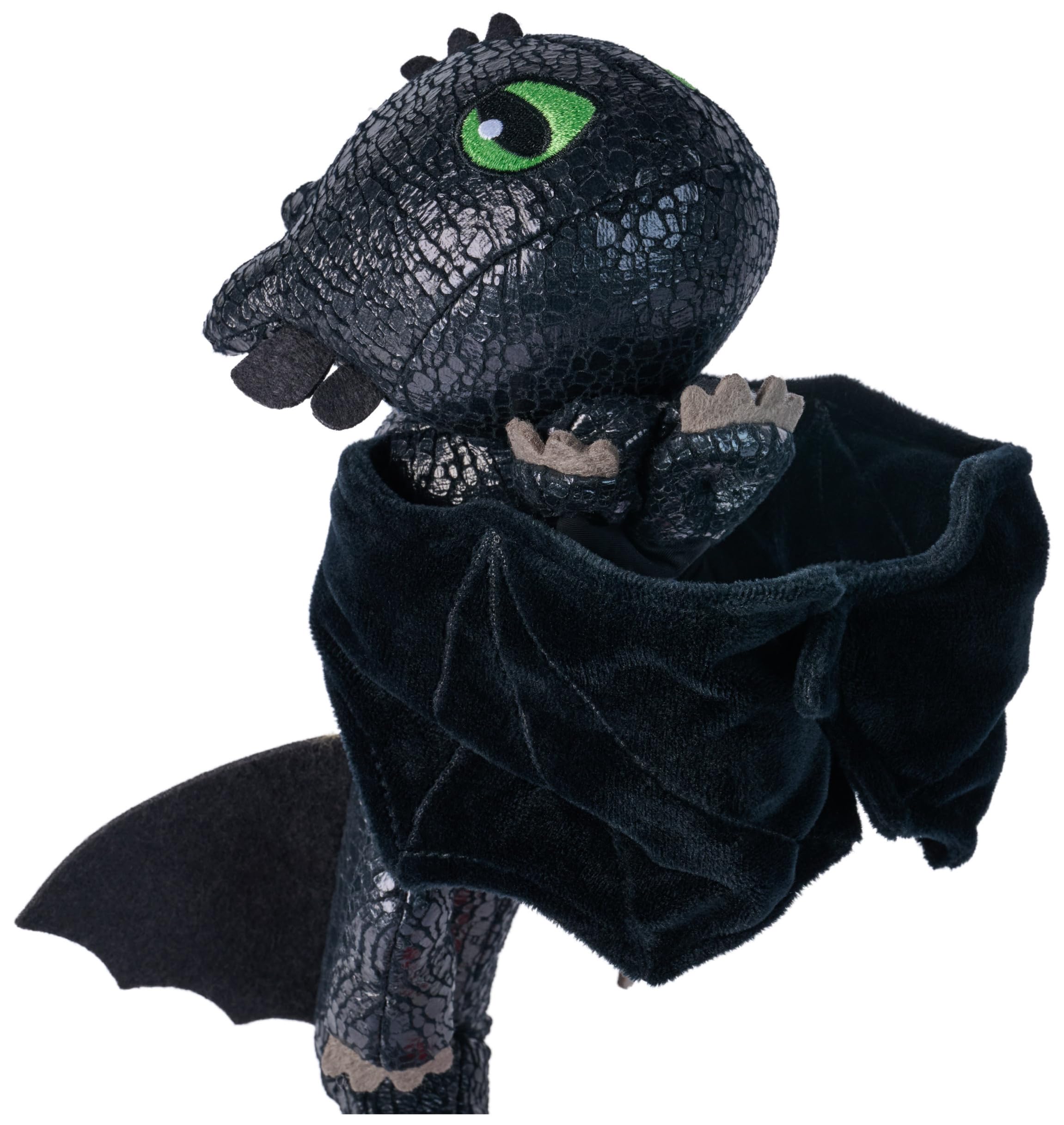 DreamWorks Dragons Hug & Glide 30.5 cm Toothless Plush - Flying Action & Hugging Wings 9