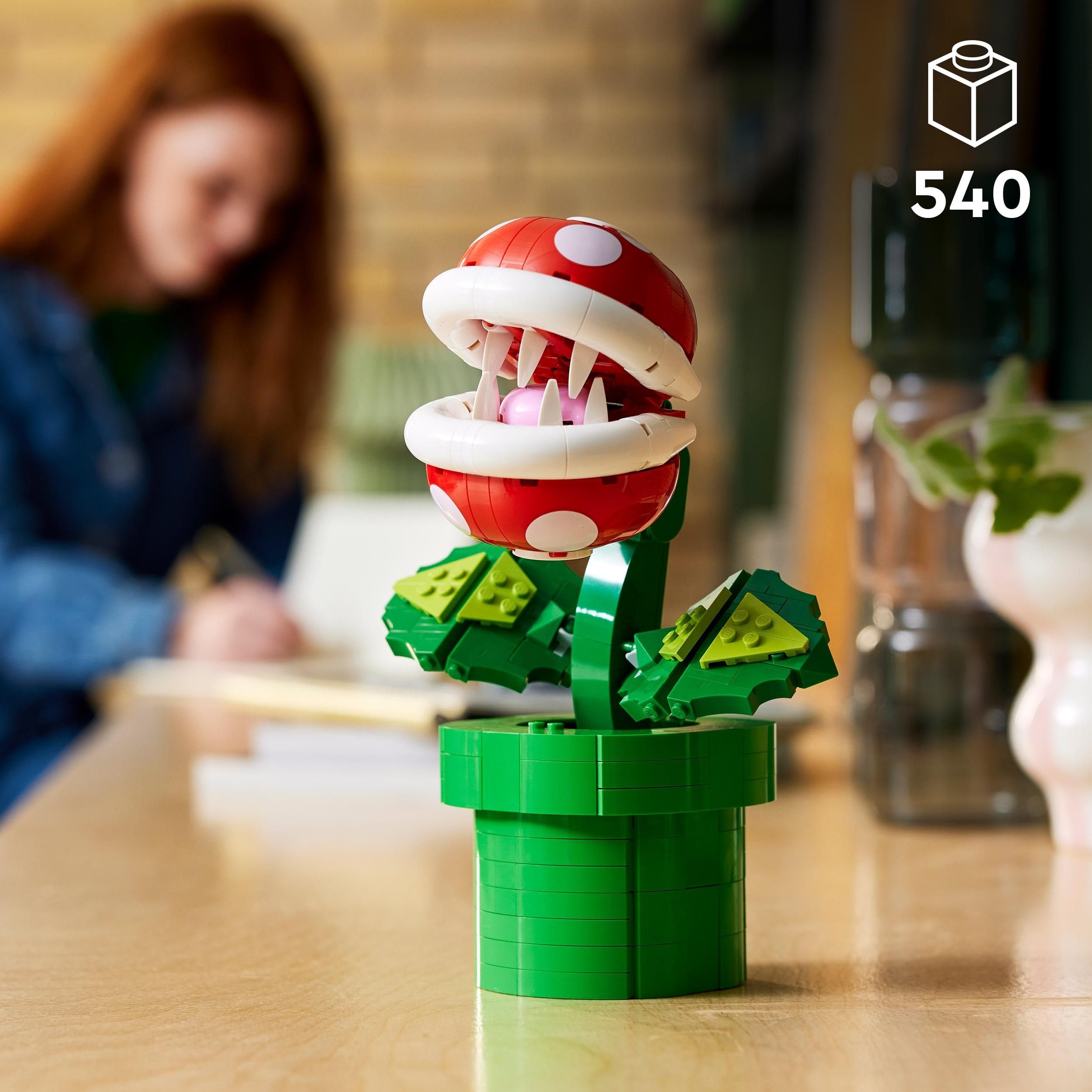 LEGO Super Mario Piranha Plant Building Set 71426 - 540 Pieces | Posable Figure
