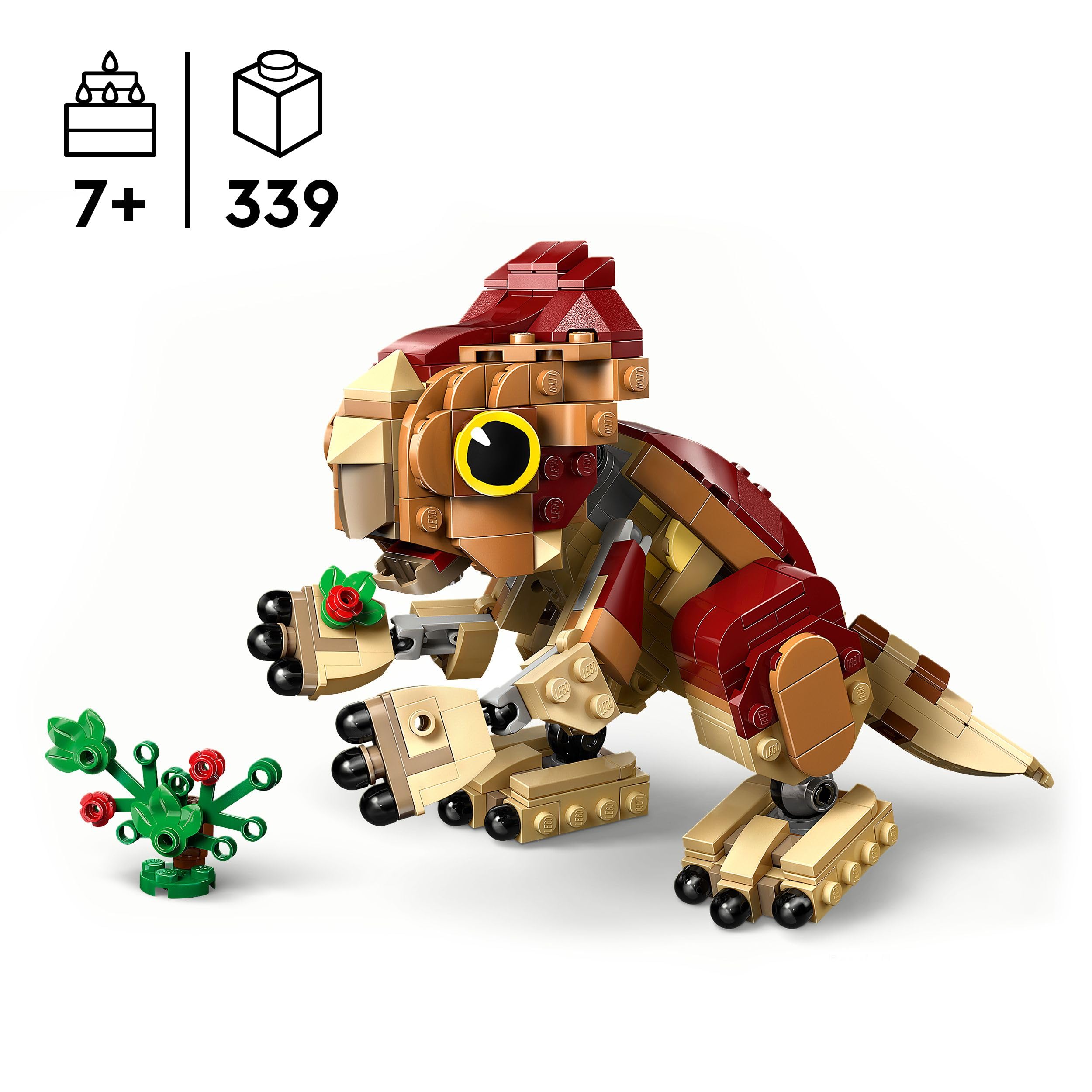LEGO Jurassic World Baby Dinosaur Dolores: Aquilops - Building Playset for 7+ 2