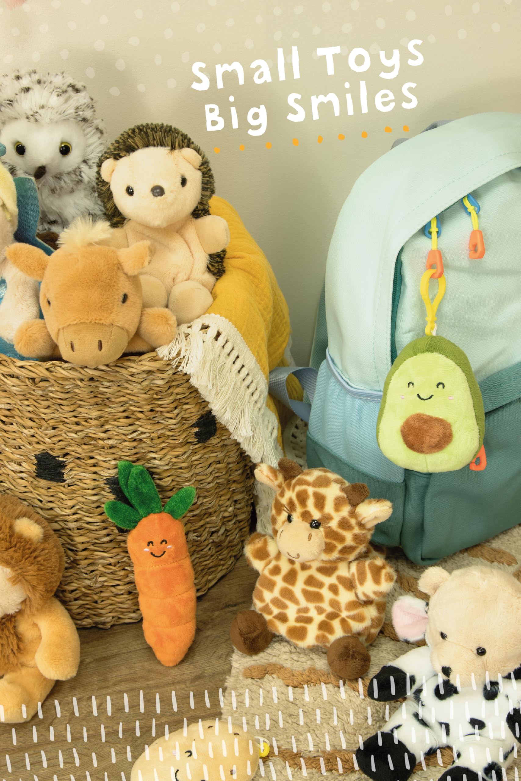 LITTLE Living Nature Play Flower - Daisy Stuffed Plush Toy | Soft Collectible for Kids & Adults 9