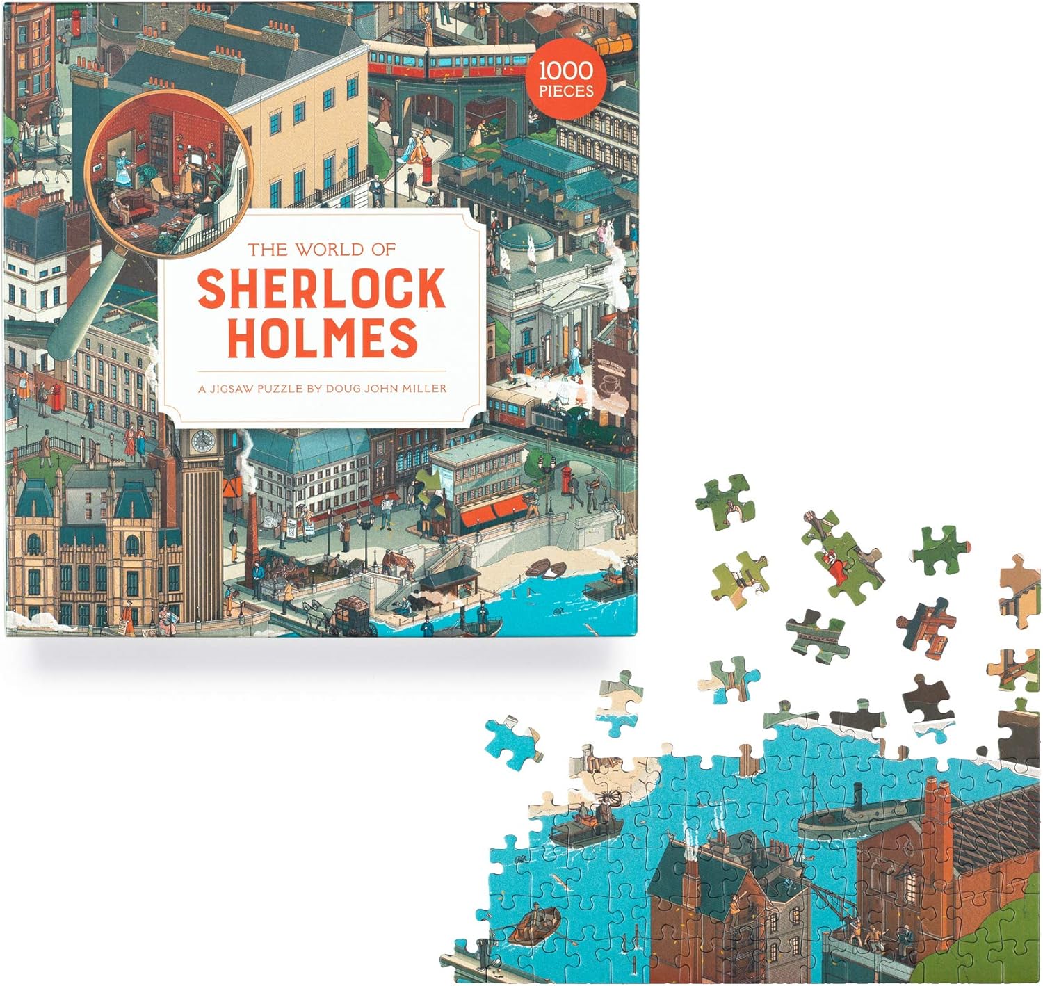 The World of Sherlock Holmes: 1000-Piece Jigsaw Puzzle - Mystery & Literature Puzzle for Adults 9