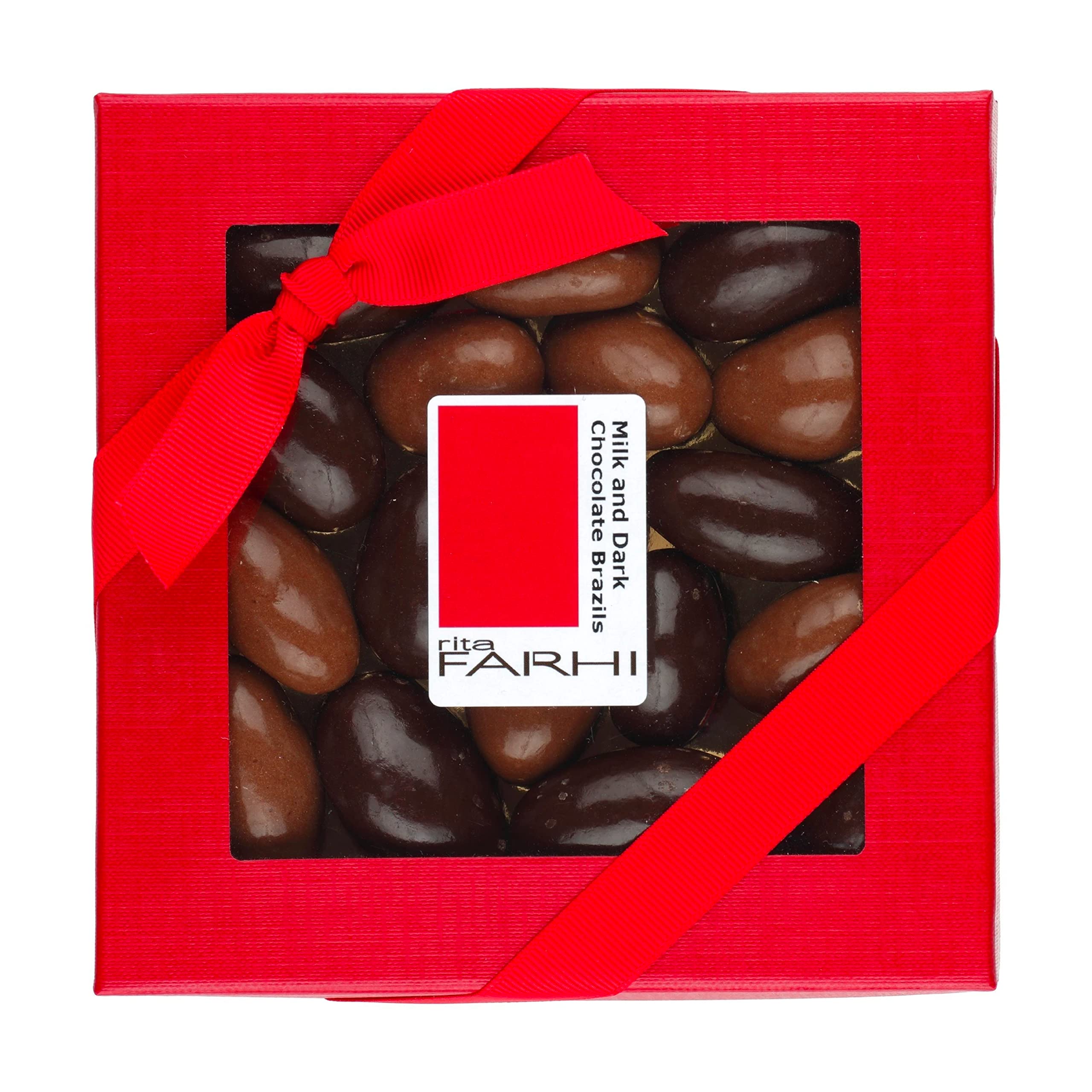 Rita Farhi Milk and Dark Chocolate Brazil Nuts Luxury Gift Box 210g