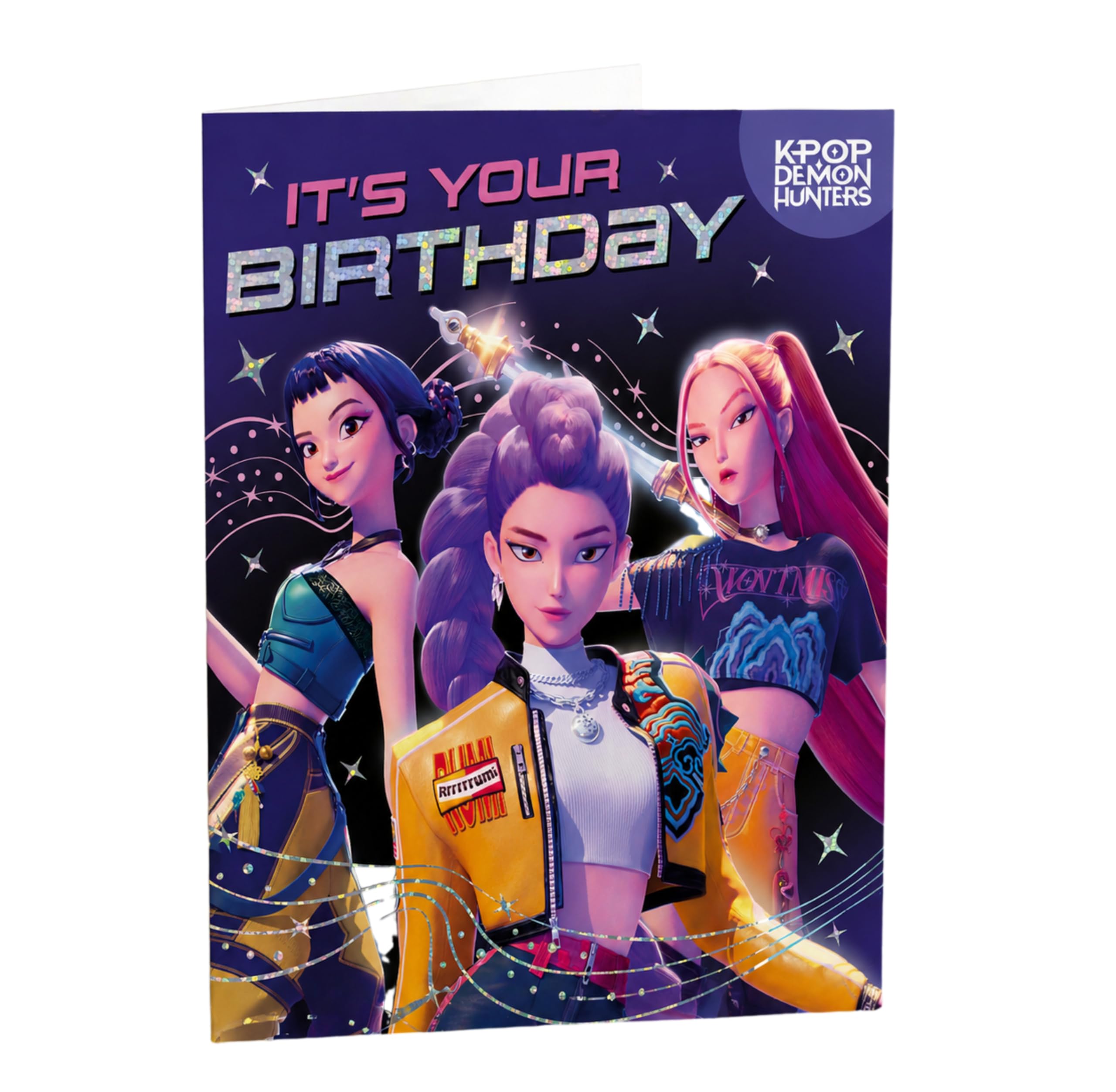 Danilo Promotions LTD KPOP Demon Hunters Birthday Card | Fun K-Pop Star Design | Standard Size