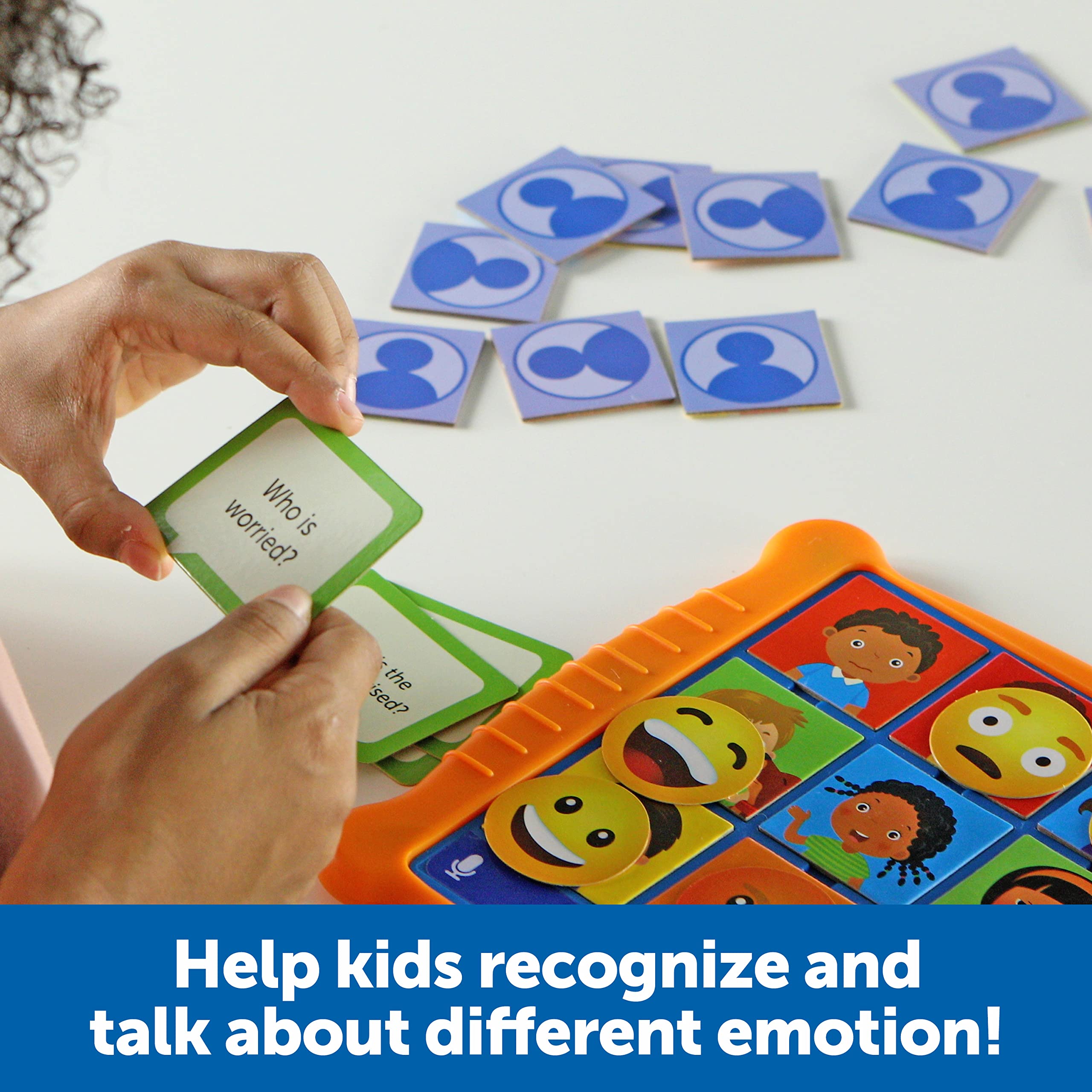Learning Resources Who's Feeling What? Social Emotional Learning Game | Ages 3+ | 49 Items