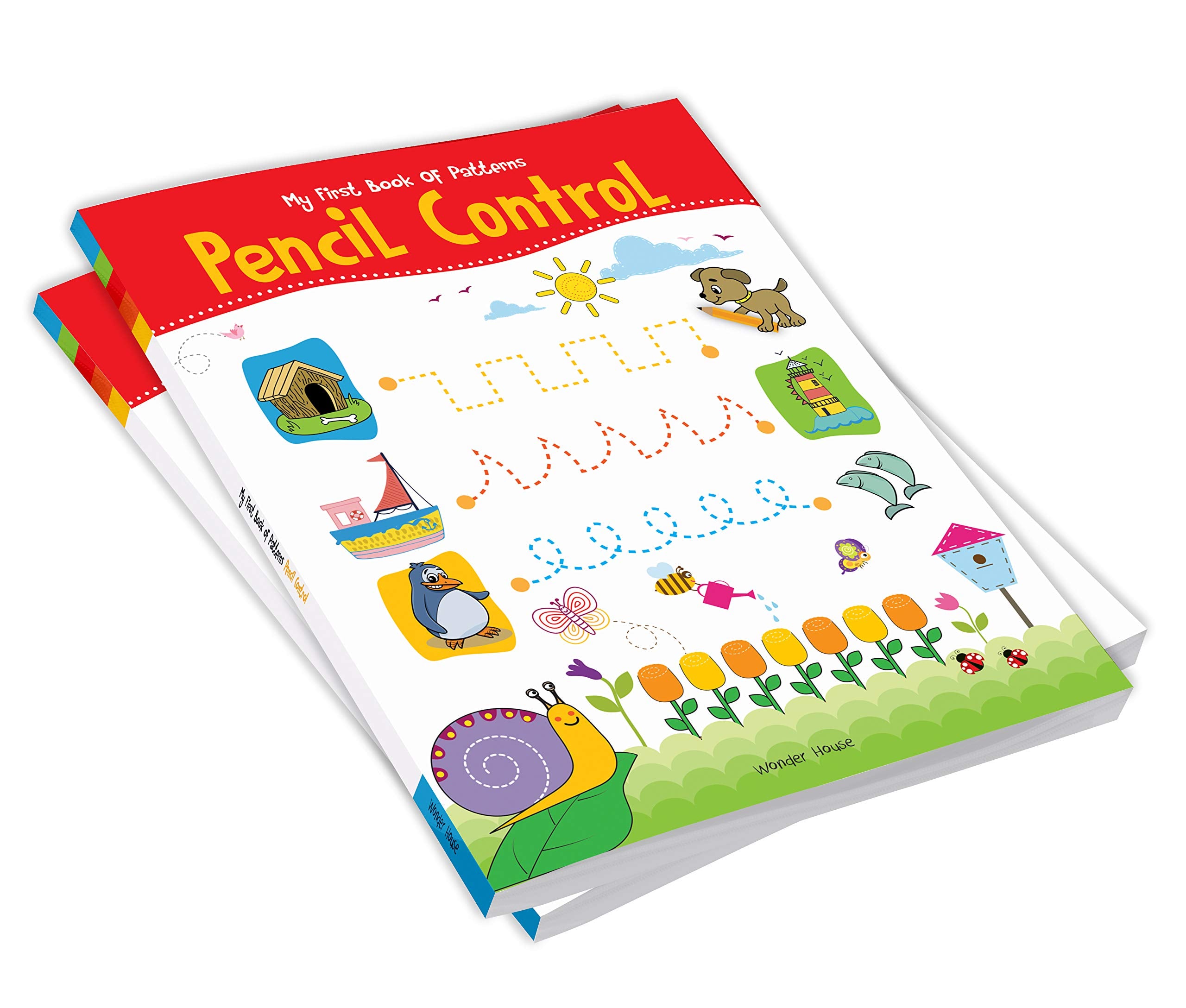 Wonder House My First Book OF Patterns Pencil Control Activity Book | Ages 3-5 | Paperback 2