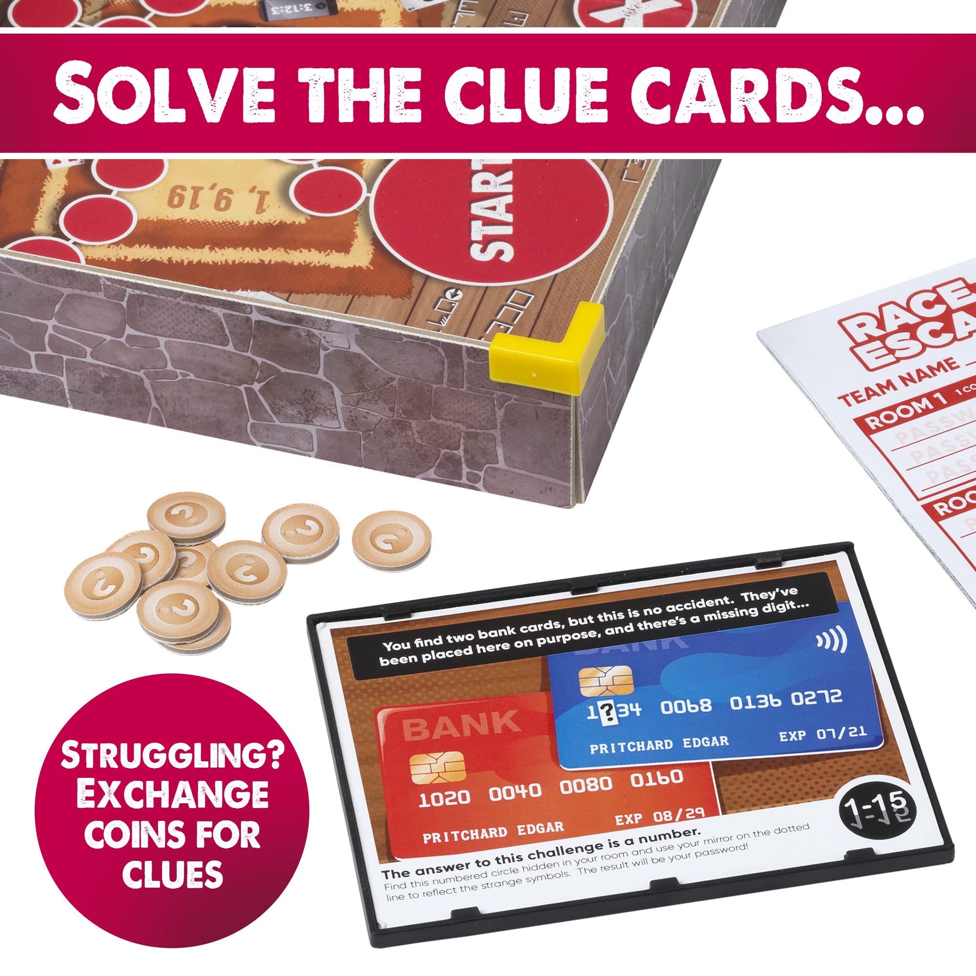 IDEAL Race to Escape: The 3D Replayable Escape Room Board Game 7