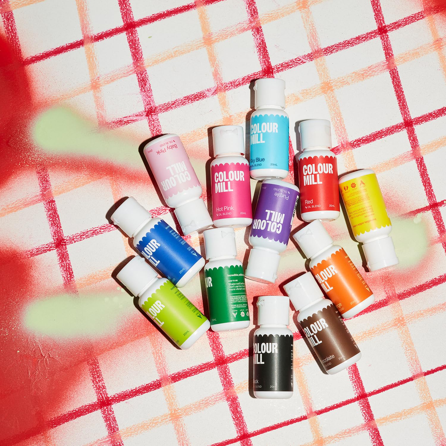 Colour Mill Oil Blend Food Colouring Kickstarter Set - 12 Vibrant Colors, 20ml Each 3