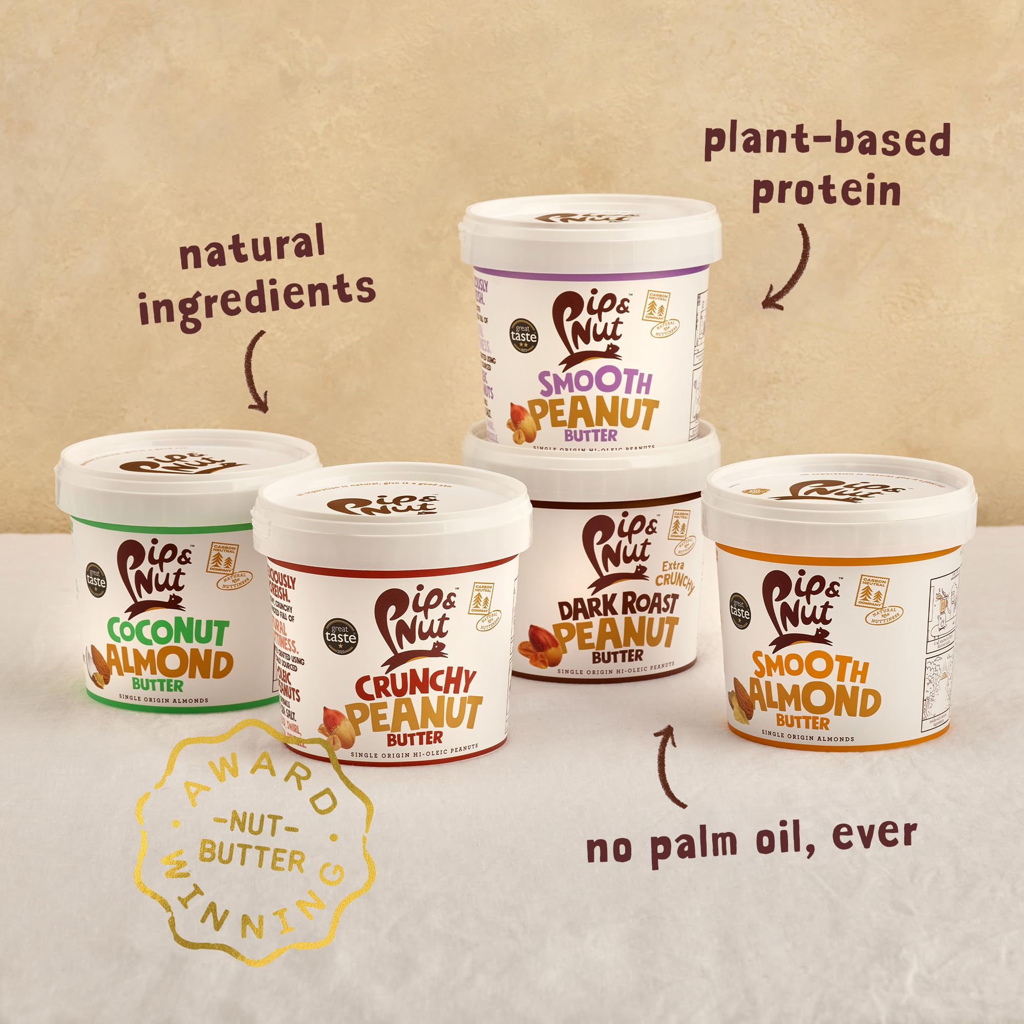 Pip & Nut Crunchy Peanut Butter, 1 kg 12