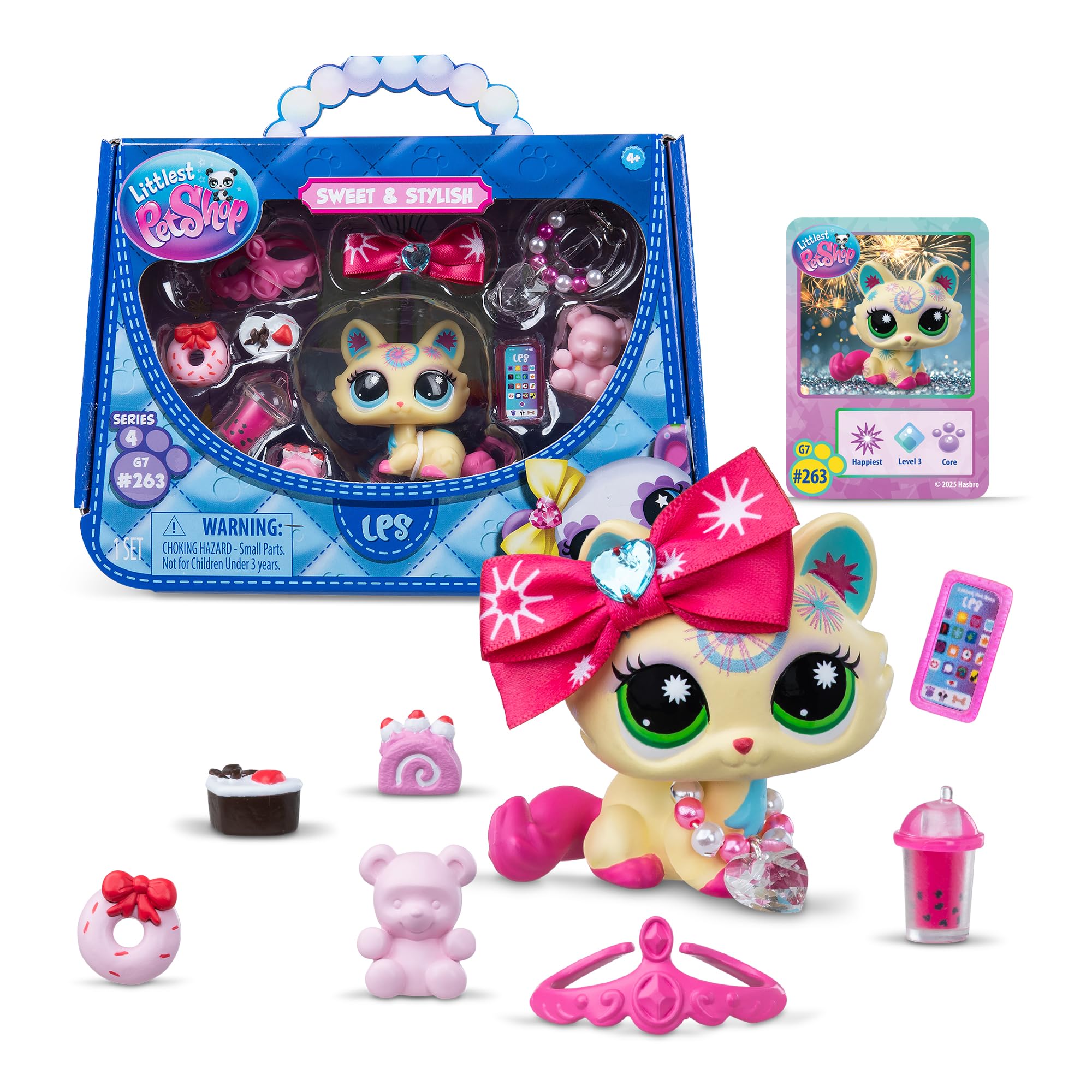 Littlest Pet Shop Sweet and Stylish Collection - Deluxe Ragdoll Cat Playset for Kids